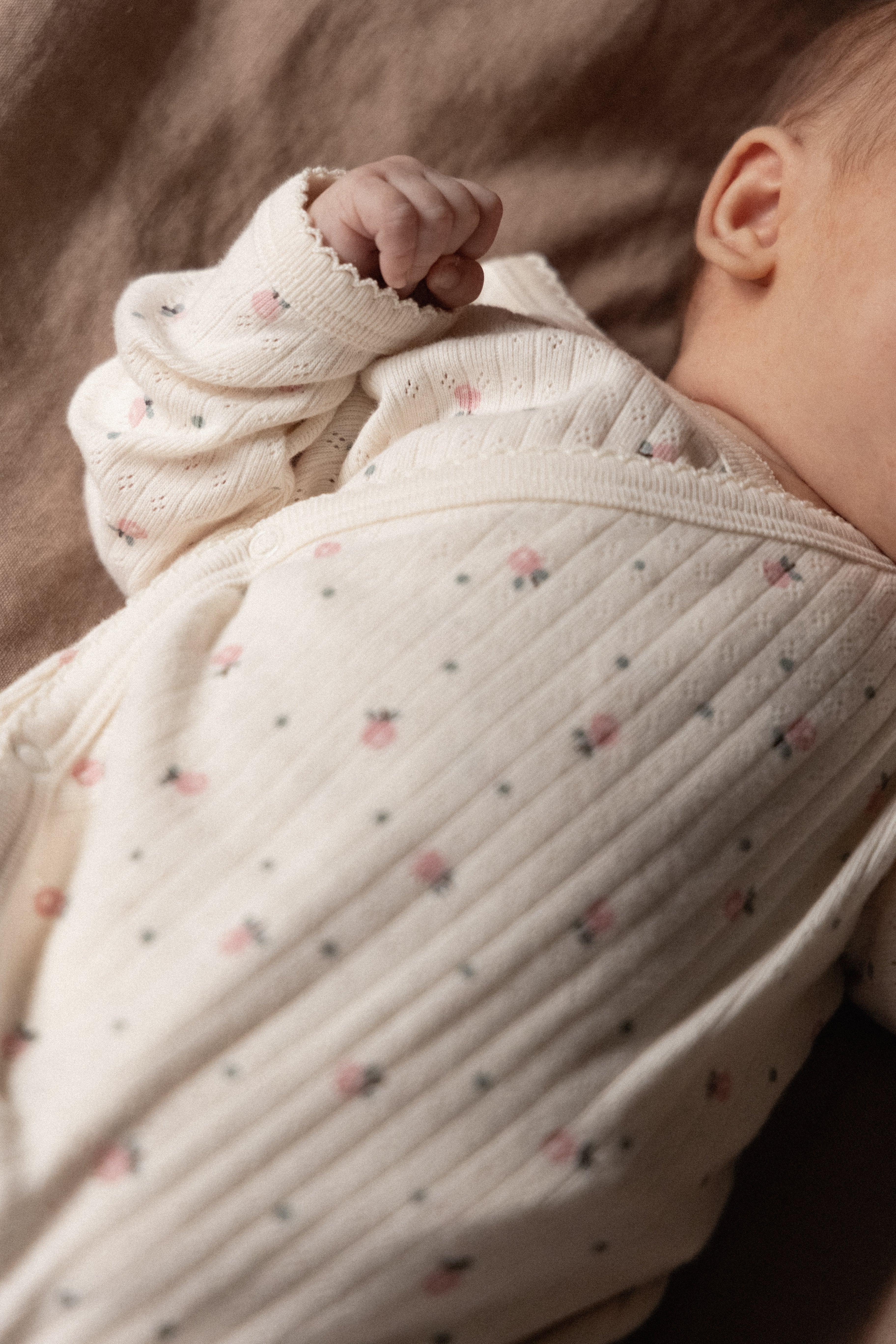 Kimono Stretch & Grow Pointelle - Posey Blossom - Image 3