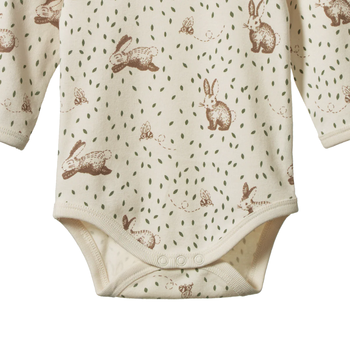 Long Sleeve Bodysuit - Rabbitty Print - Image 3