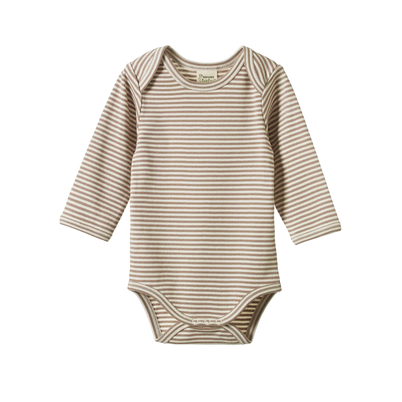 Nature Baby Long Sleeve Bodysuit - Sparrow Stripe