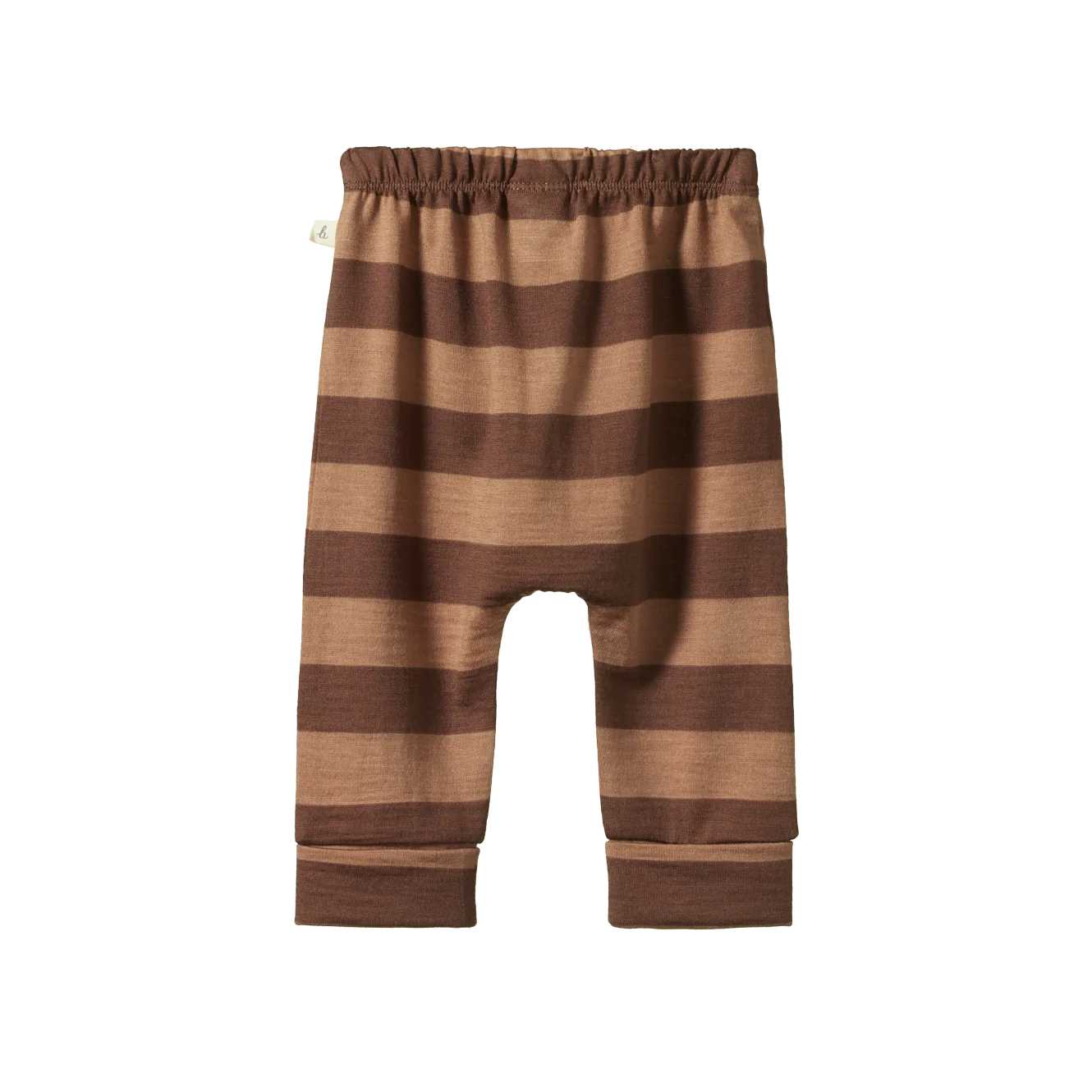 Nature Baby Merino Essentials Drawstring Pants - Bear Bold Stripe - Image 2
