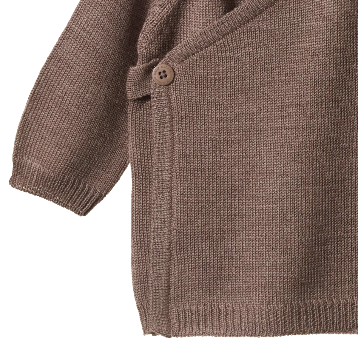 Merino Wool Knit Kimono Jacket - Cub Marl - Image 3