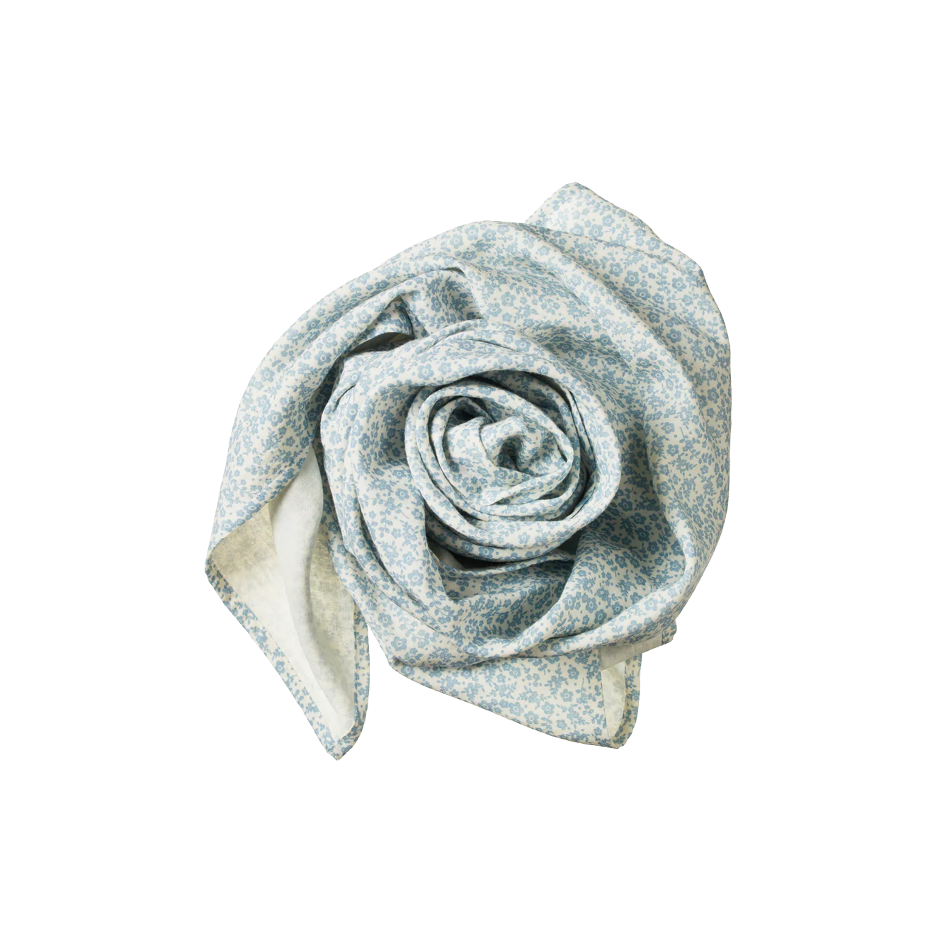 Nature Baby Muslin Wrap - Daisy Belle Blue Print - Image 4