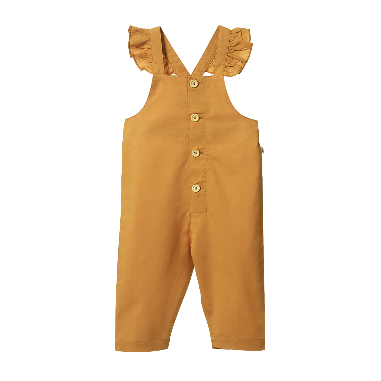 Nature Baby Orchard Overalls - Straw