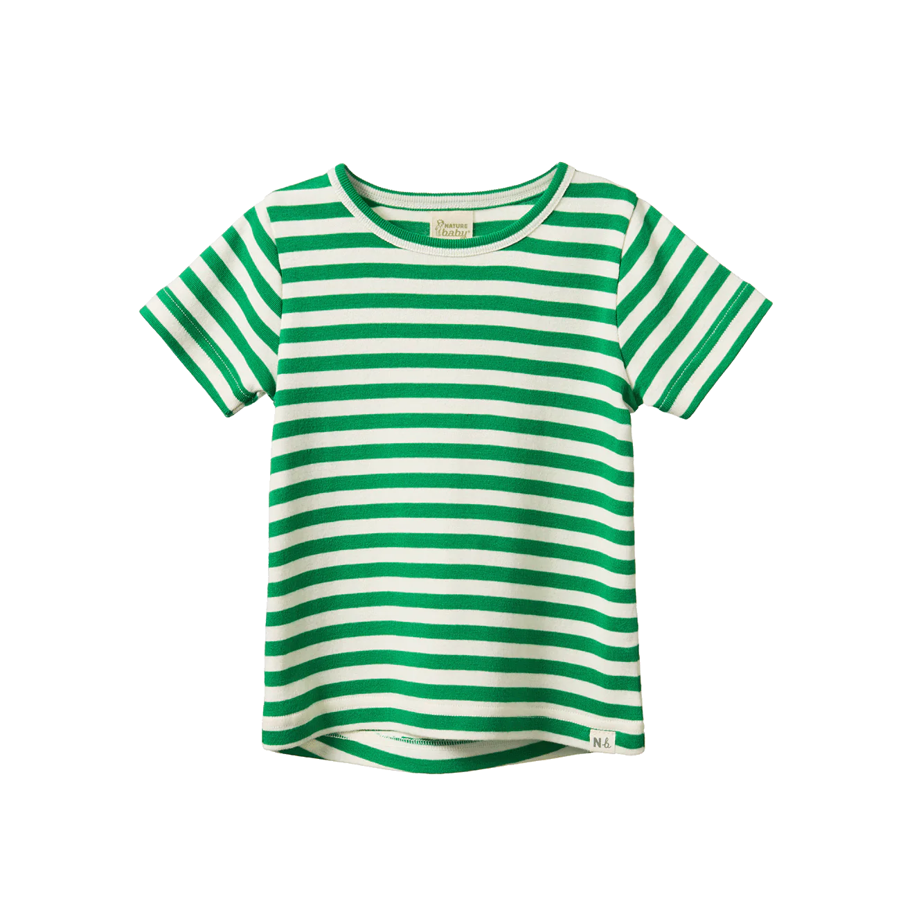 River Tee - Kelly Green Sea Stripe