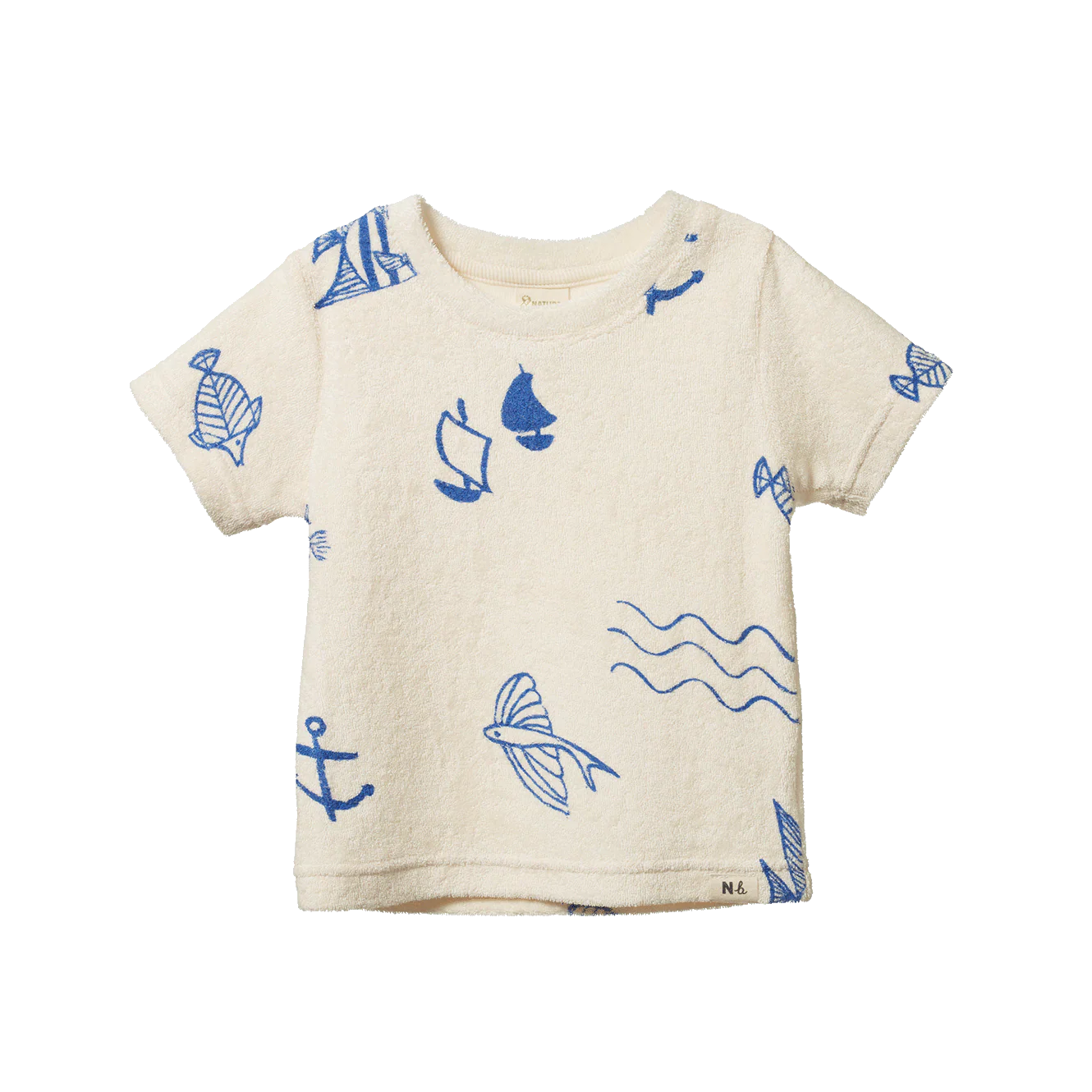 River Tee Terry - Atlantic Print Terry