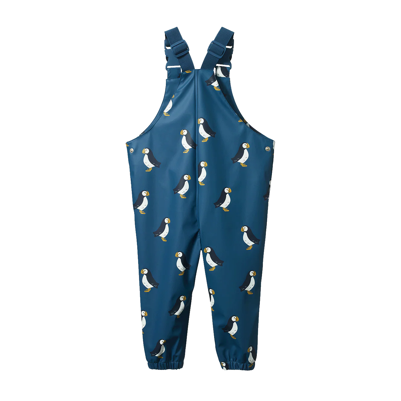 Splash Overalls - Puffin Teal Print - Image 4