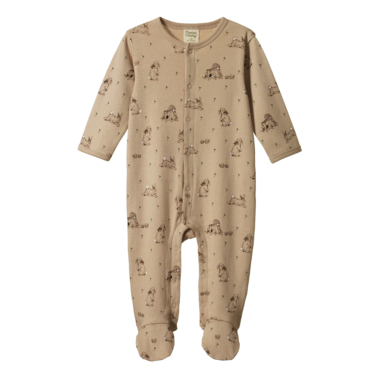 Nature Baby Stretch & Grow Suit - Forest Friends Print