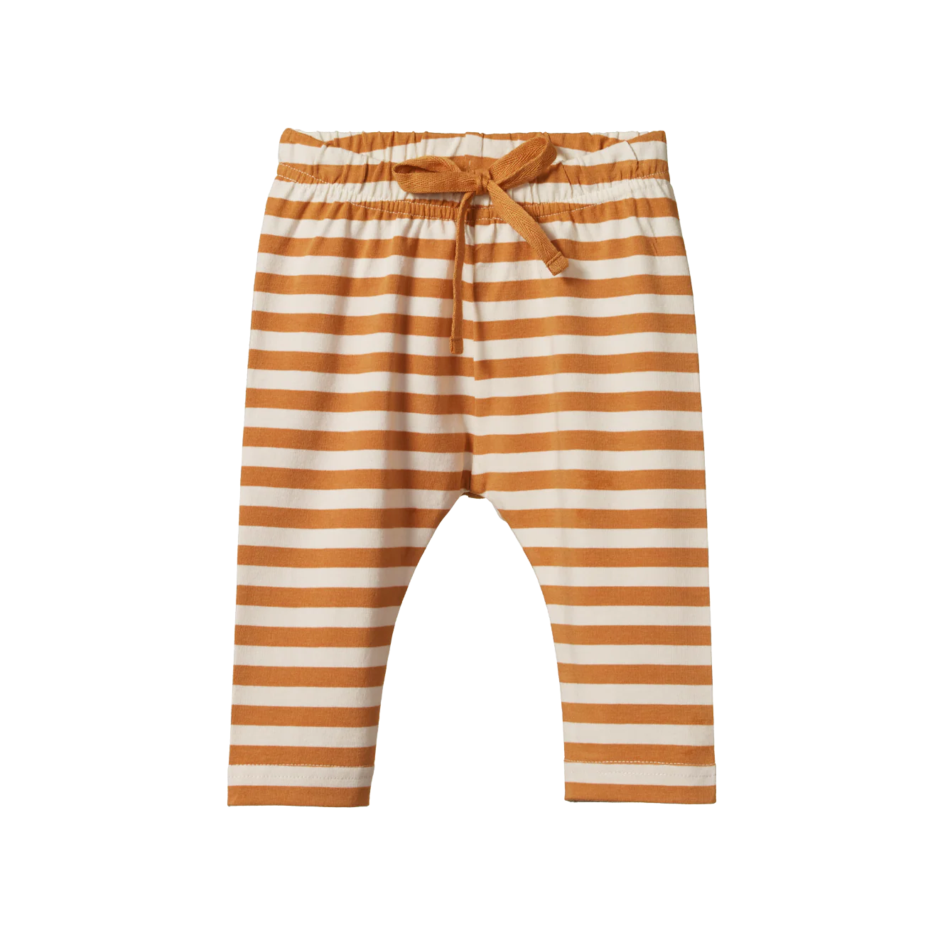 Nature Baby Sunday Pants - Straw Sea Stripe