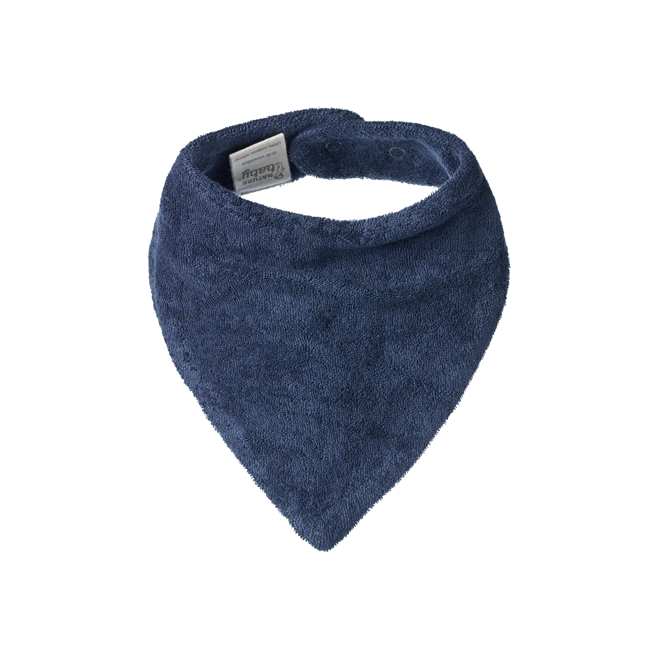 Triangle Terry Bib - Vintage Indigo