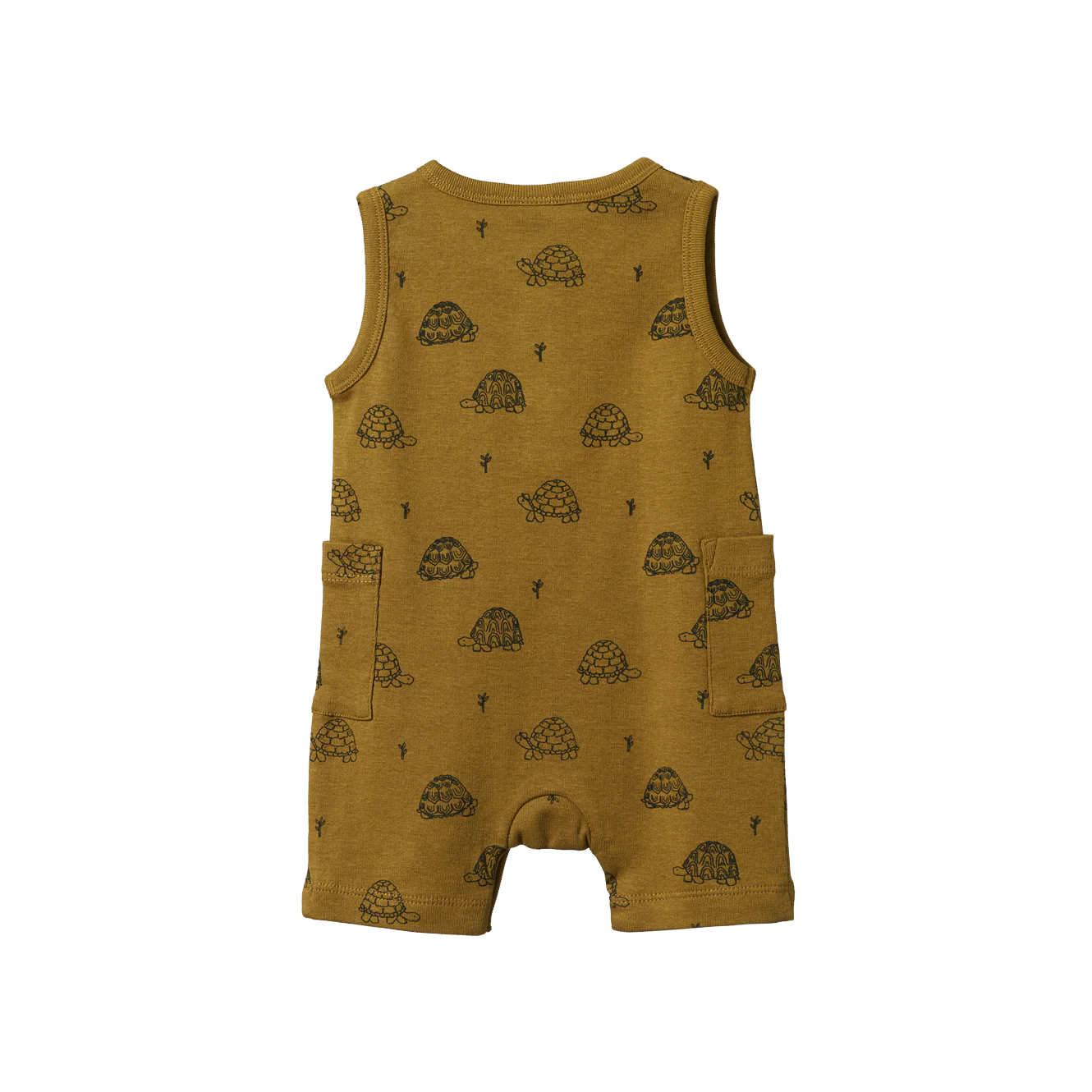 Nature Baby Camper Suit - Tortoise Cactus Print - Image 4