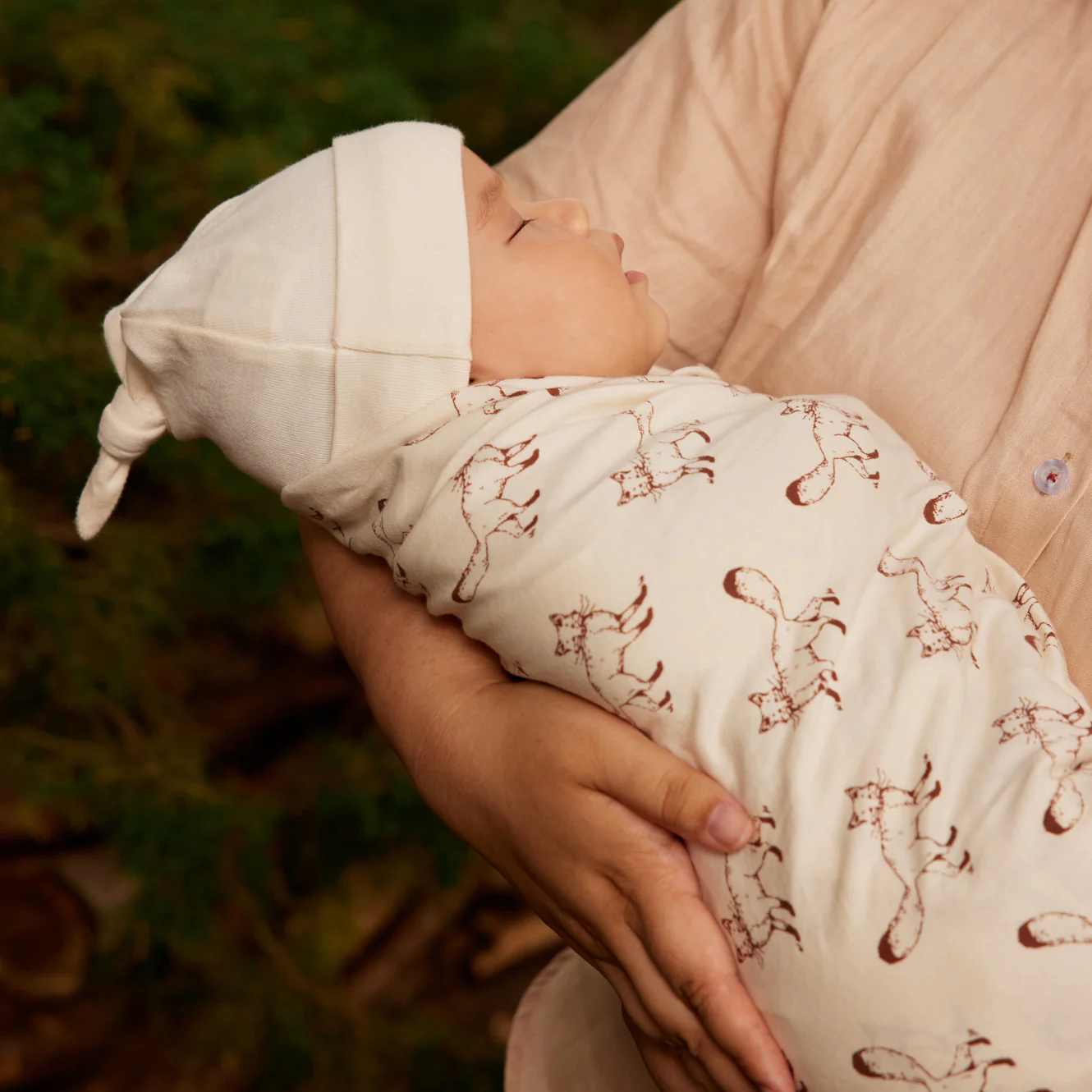 Nature Baby Wrap - Fox Print - Image 3