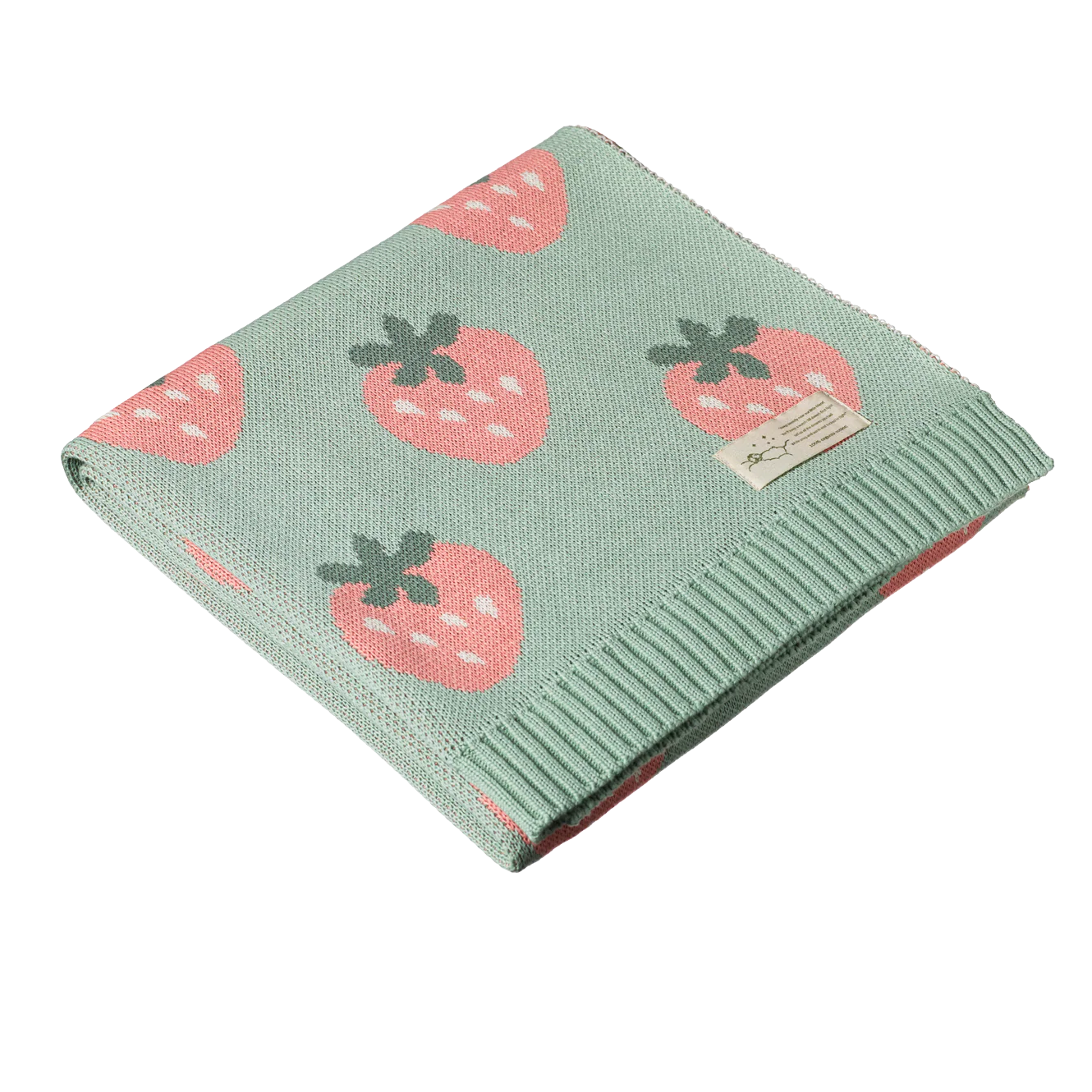 Nature Baby Dune Blanket - Strawberry Knit - Image 2