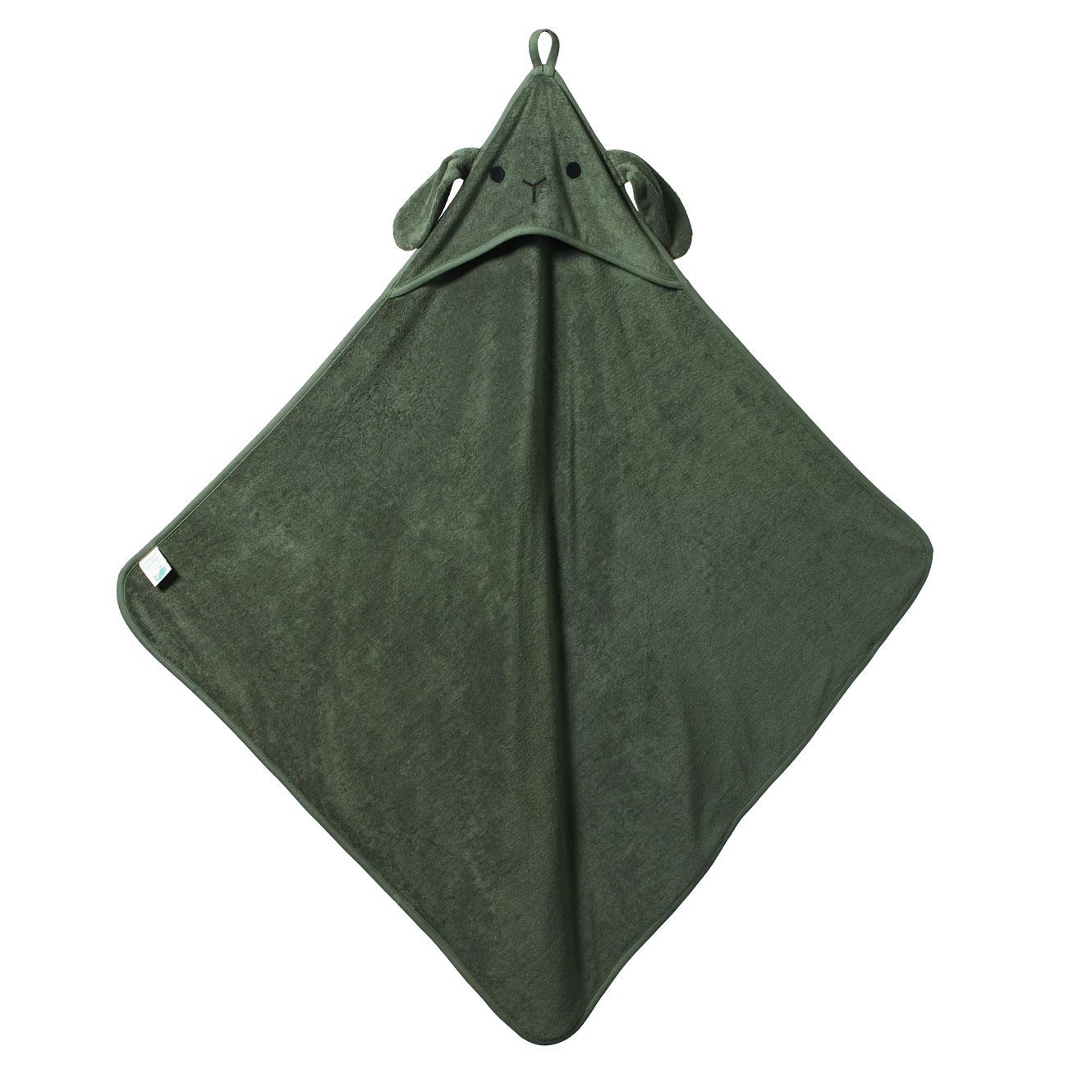 Nature Baby Bunny Hooded Towel - Thyme