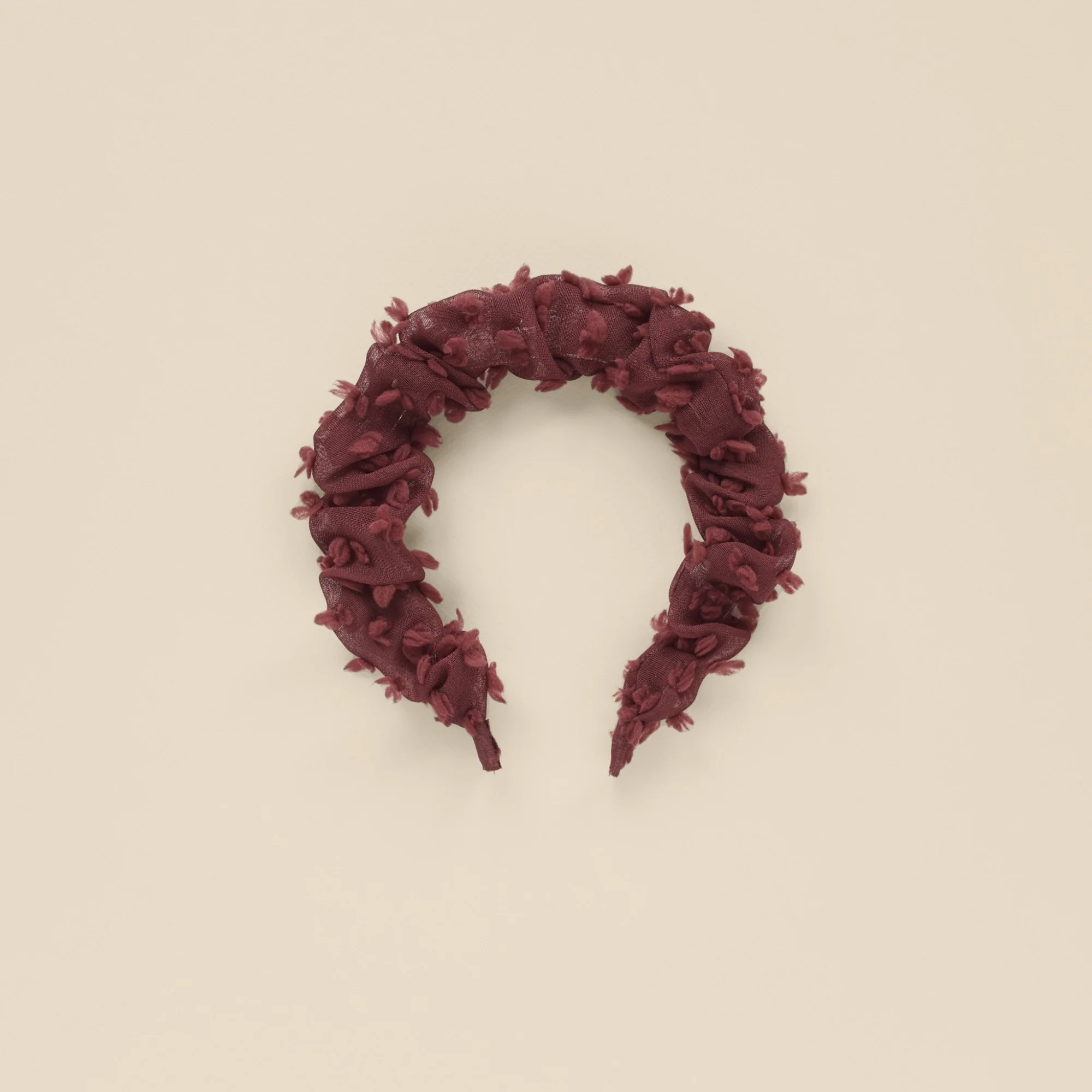 Nora Lee Gathered Headband - Fig