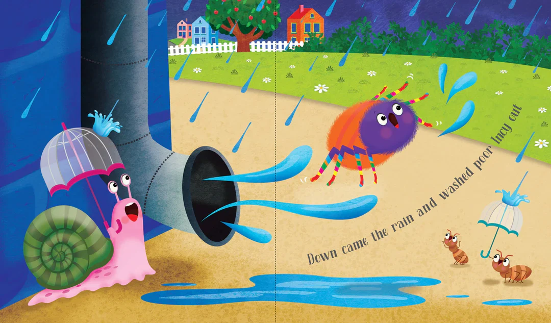 Nursery Rhyme Picture Book - Incy Wincy Spider - Image 5