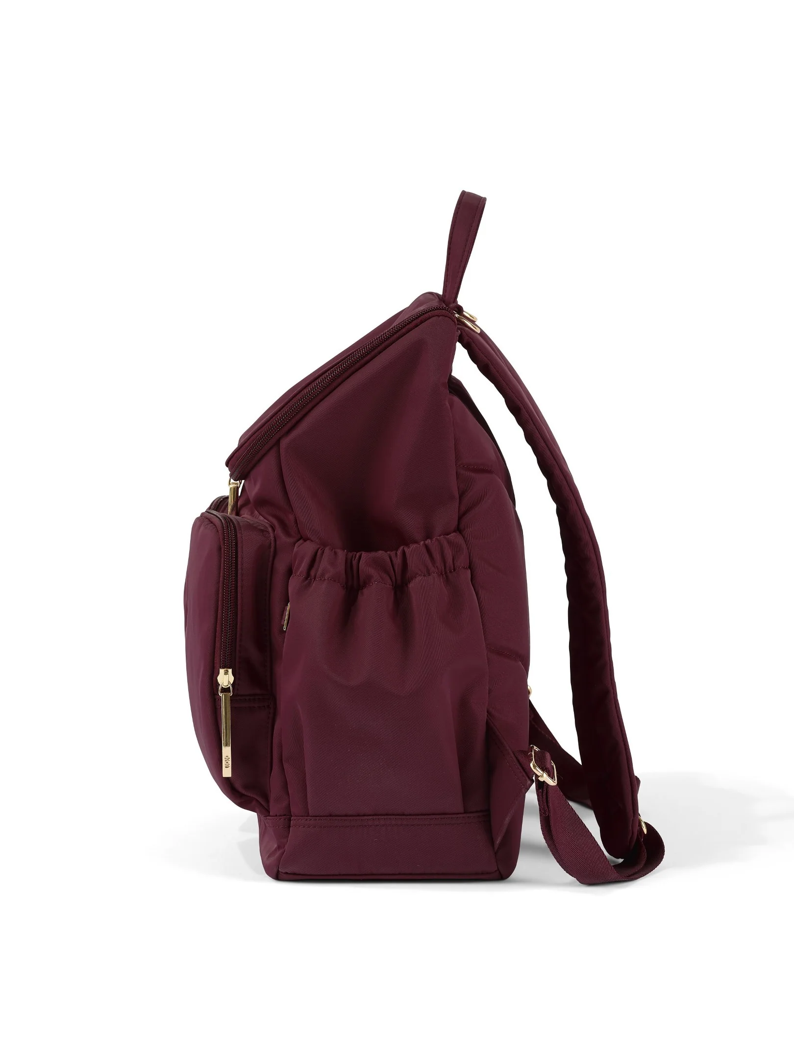 Nappy Backpack - Nylon Mulberry - Image 7