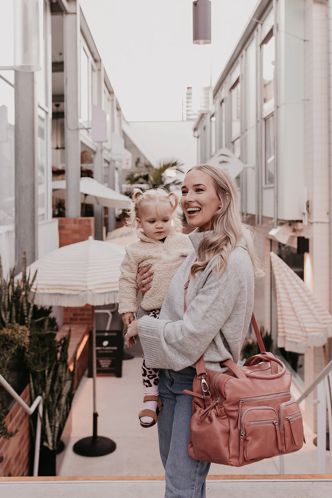 Carry All Nappy Bag - Dusty Rose - Image 6
