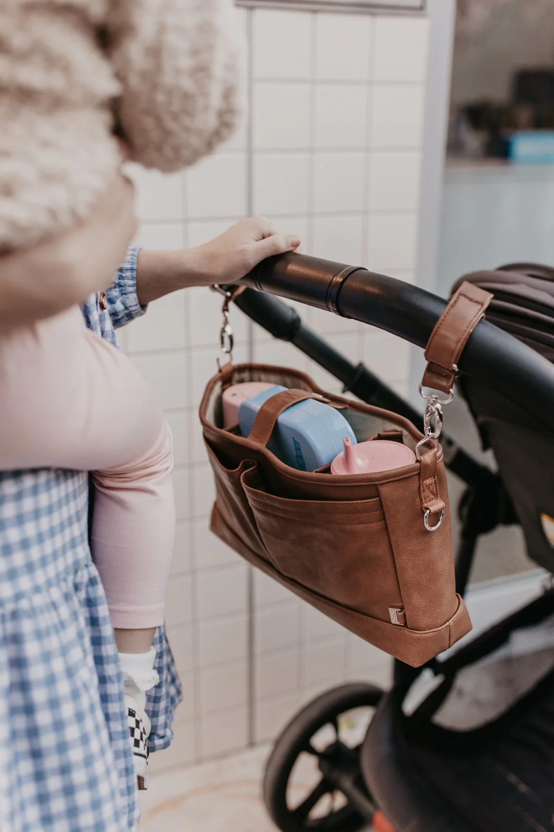 Stroller Organiser - Tan - Image 6