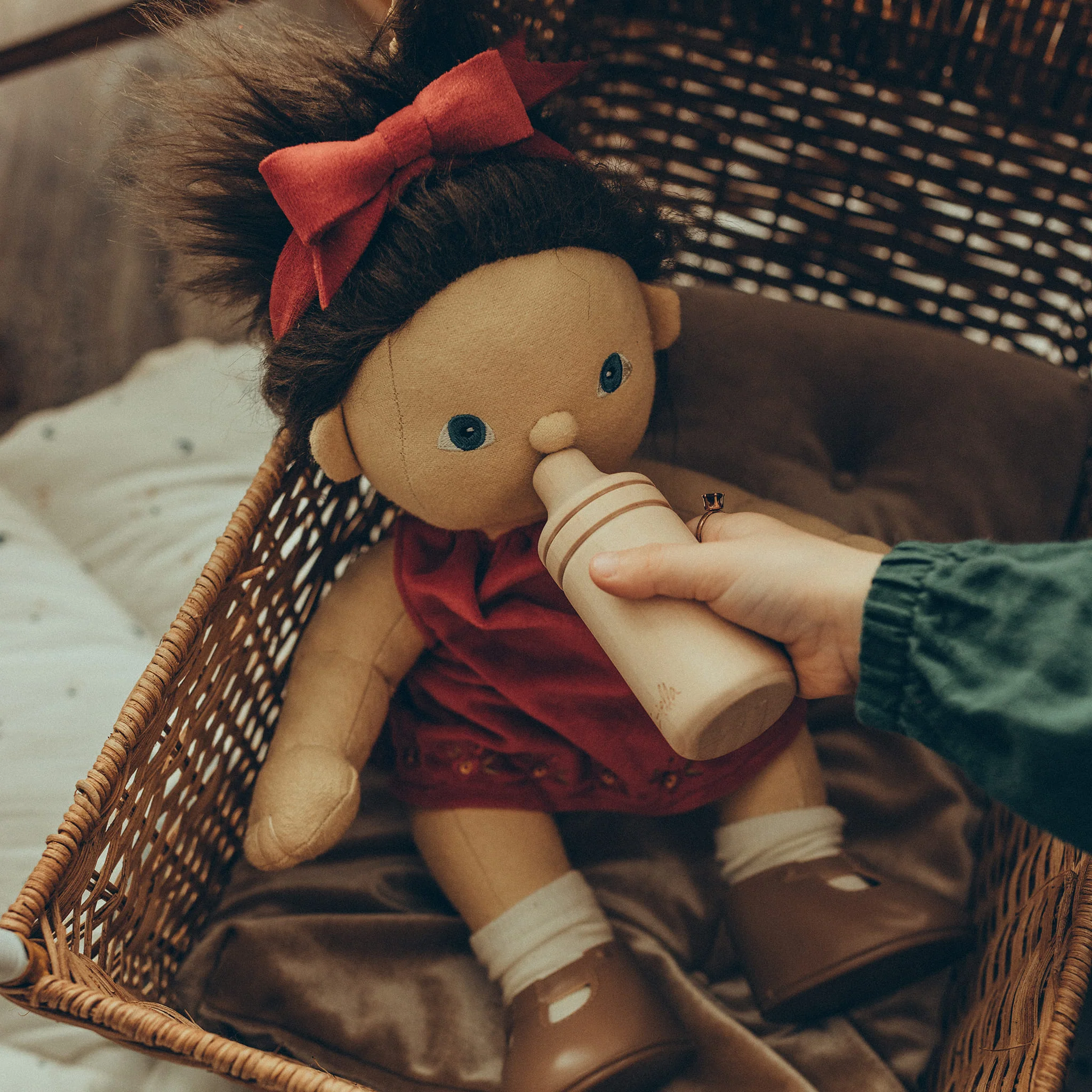 Dinkum Doll Una Dress Set - Holiday - Image 2