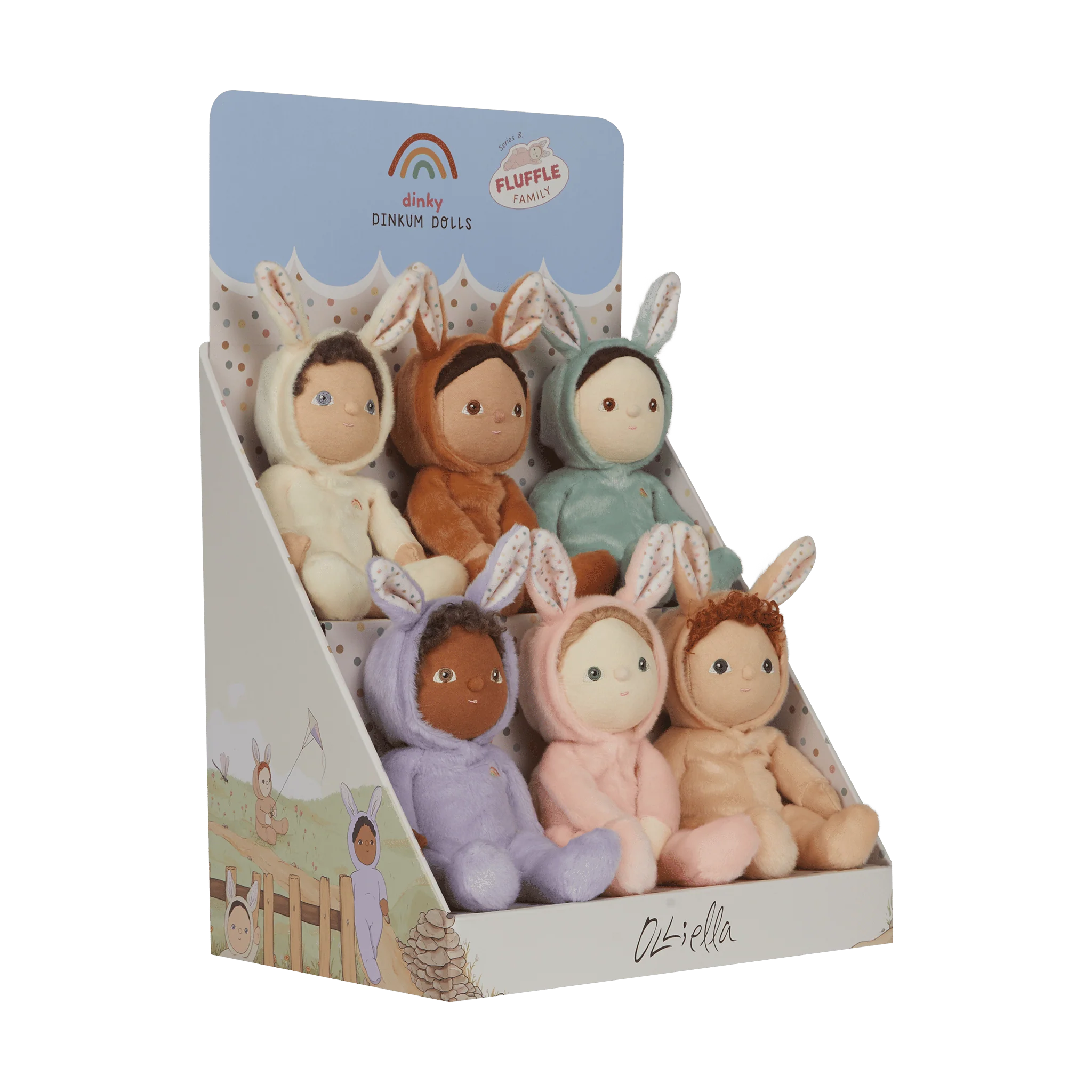 Dinky Dinkum Fluffle Family - Set of 6 - Image 3