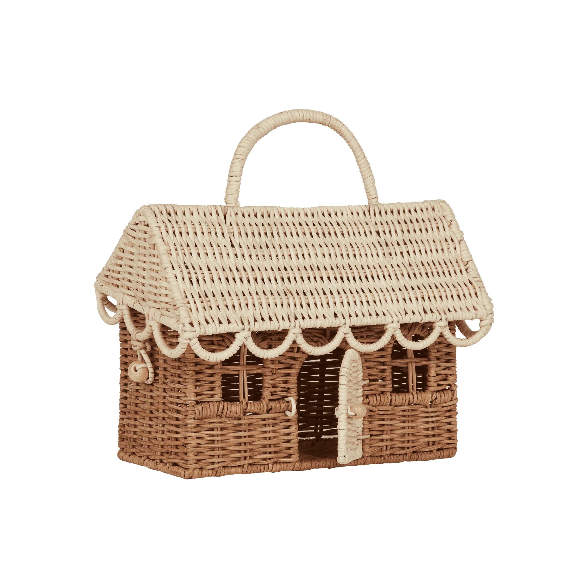 Gingerbread Casa Clutch - Natural/Straw - Image 5