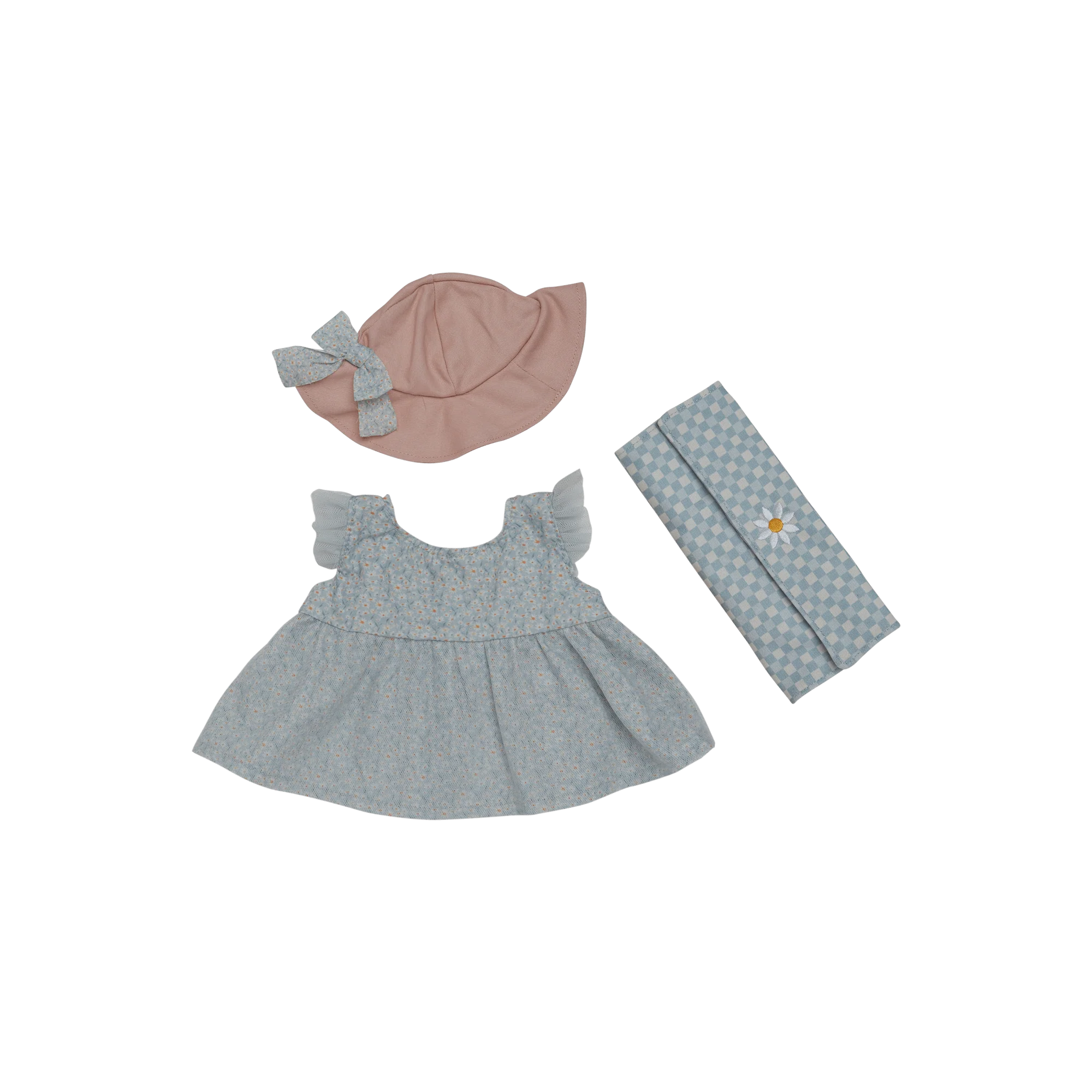 Petal Picnic Outfit Set - Teal