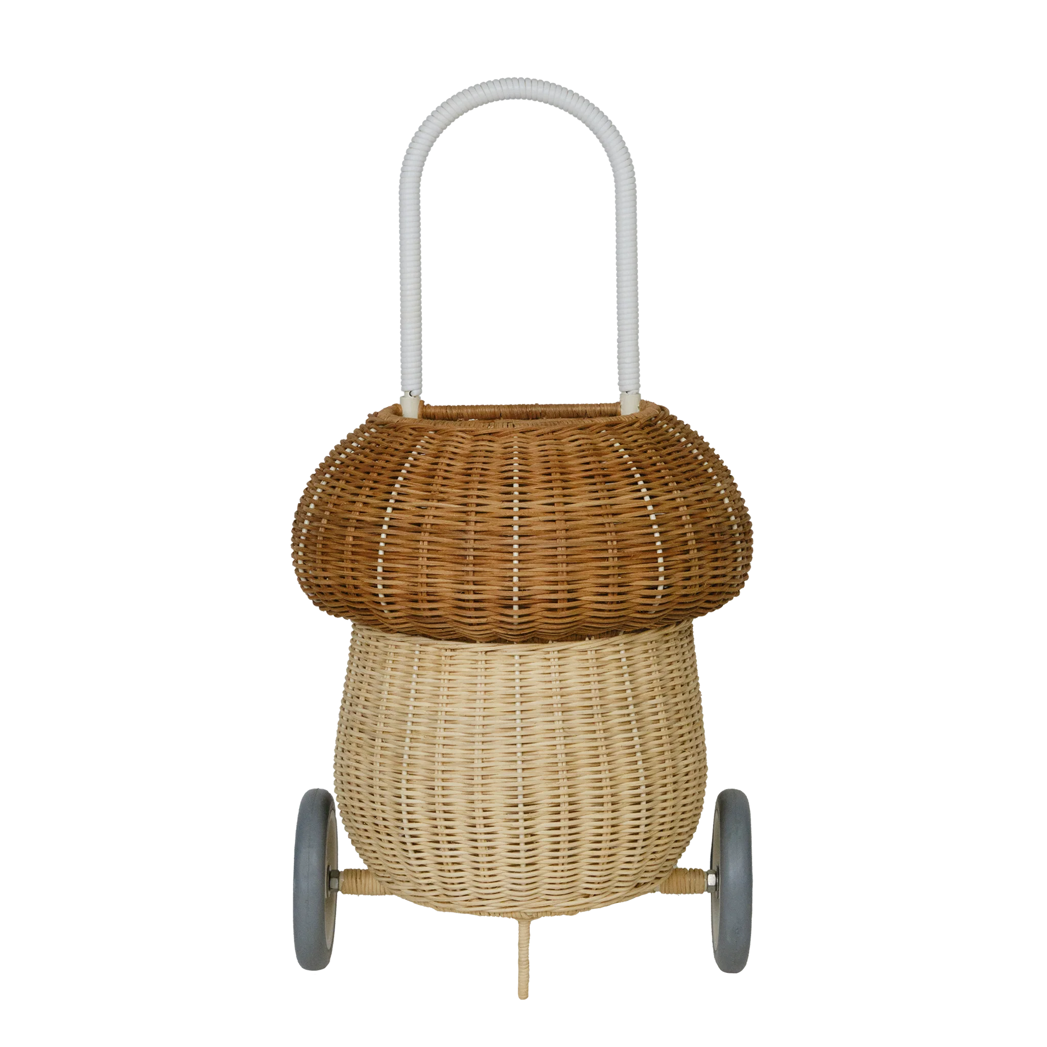 Rattan Mushroom Luggy - Natural