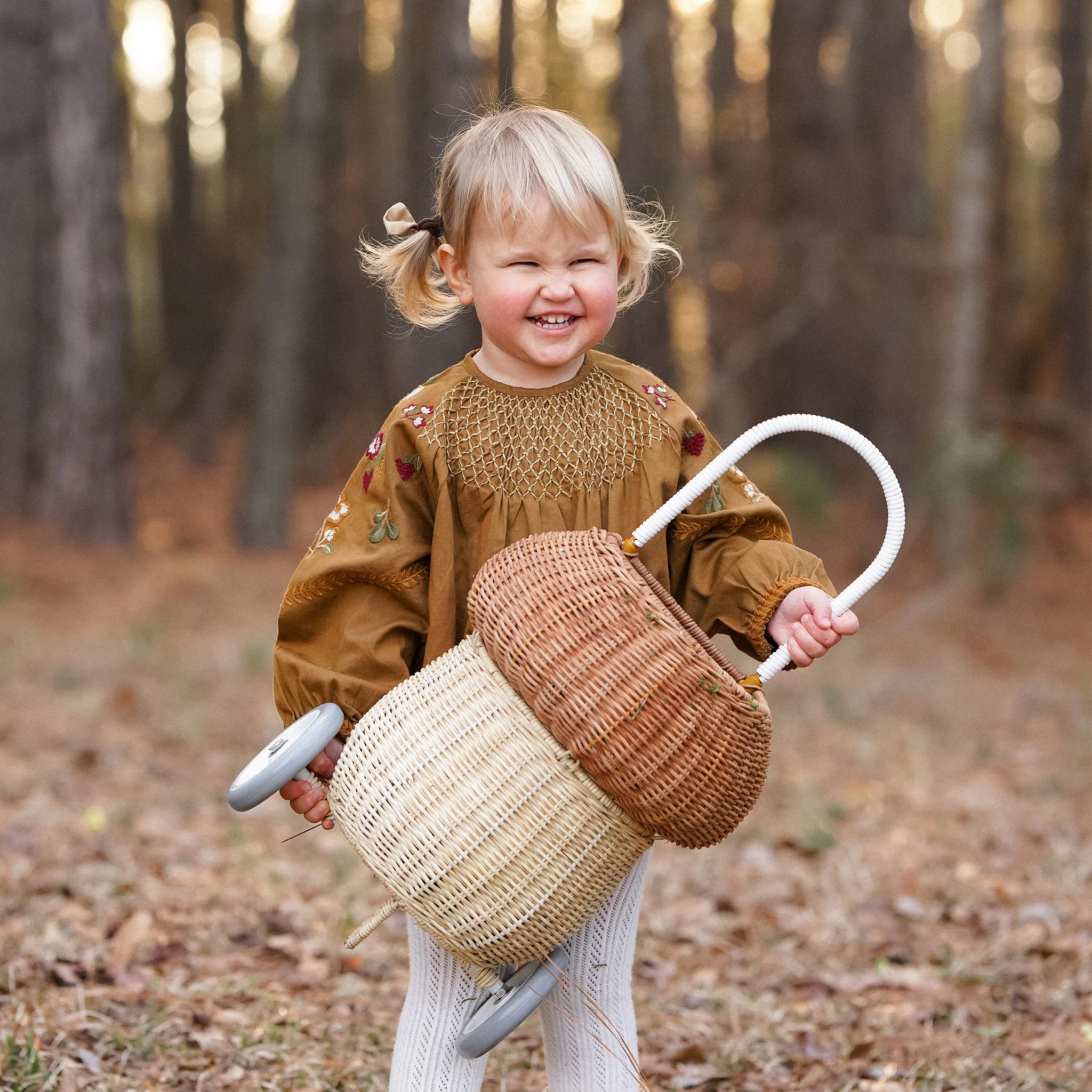 Rattan Mushroom Luggy - Natural - Image 6