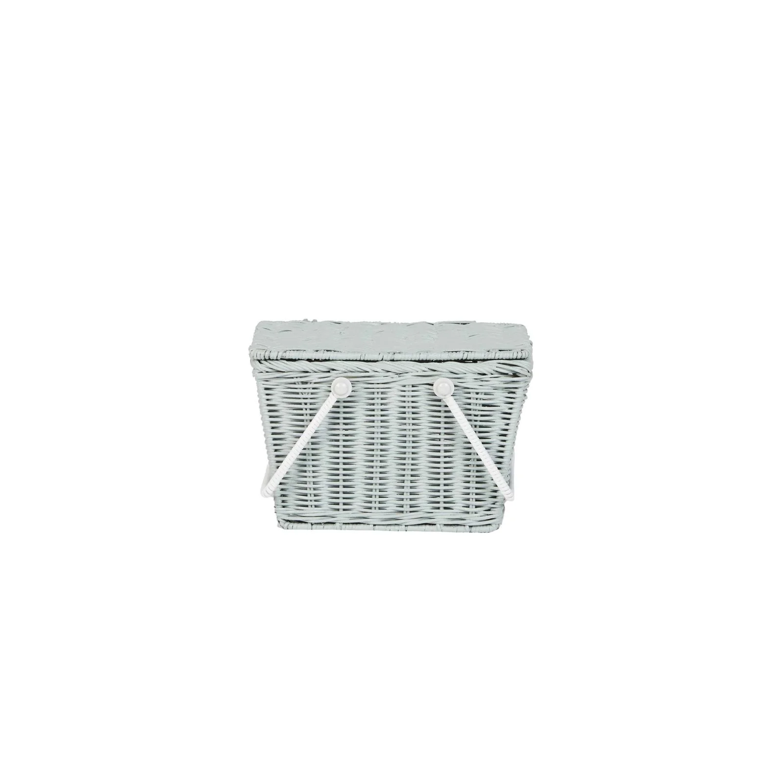 Rattan Piki Basket - Vintage Blue - Image 5