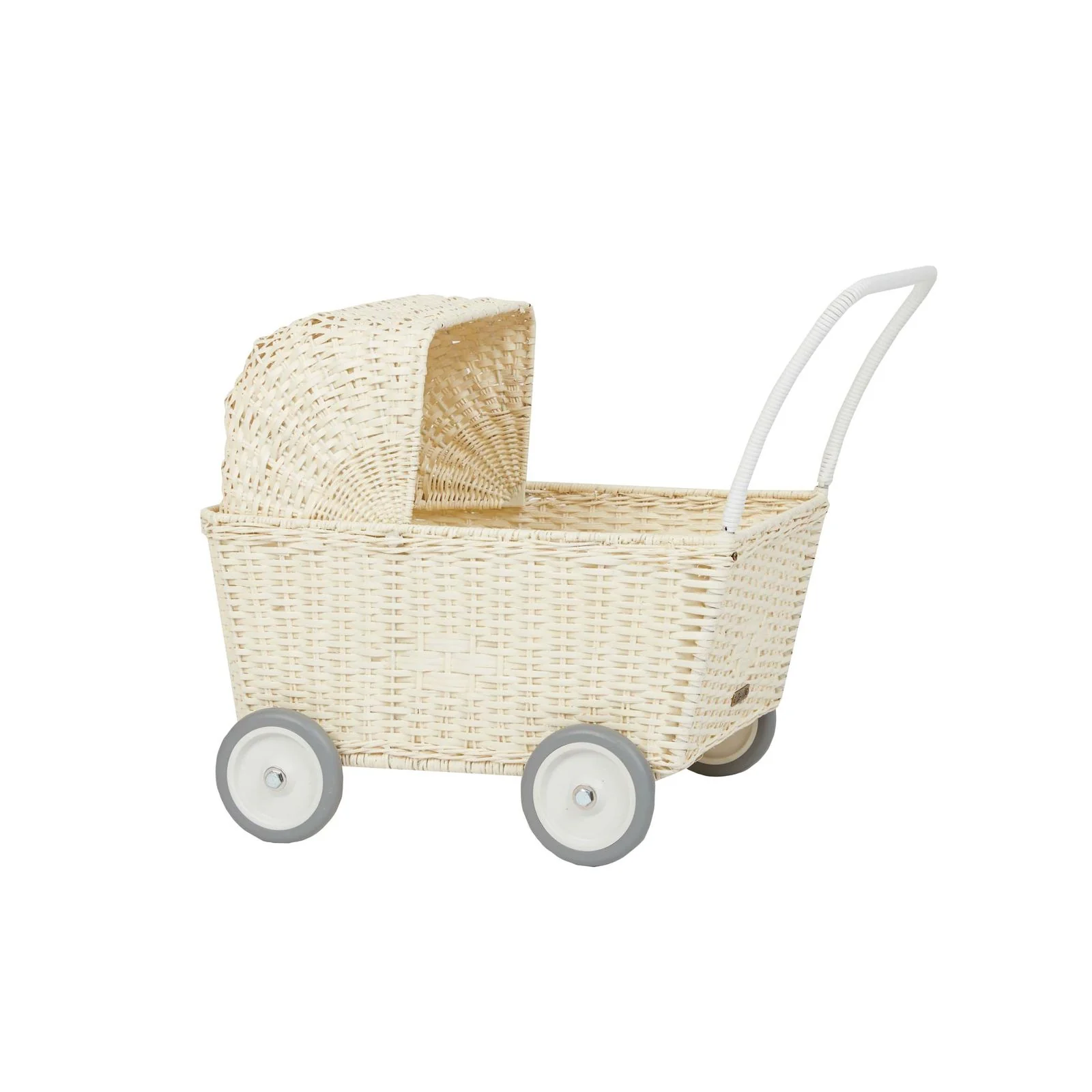Rattan Strolley - Chalk