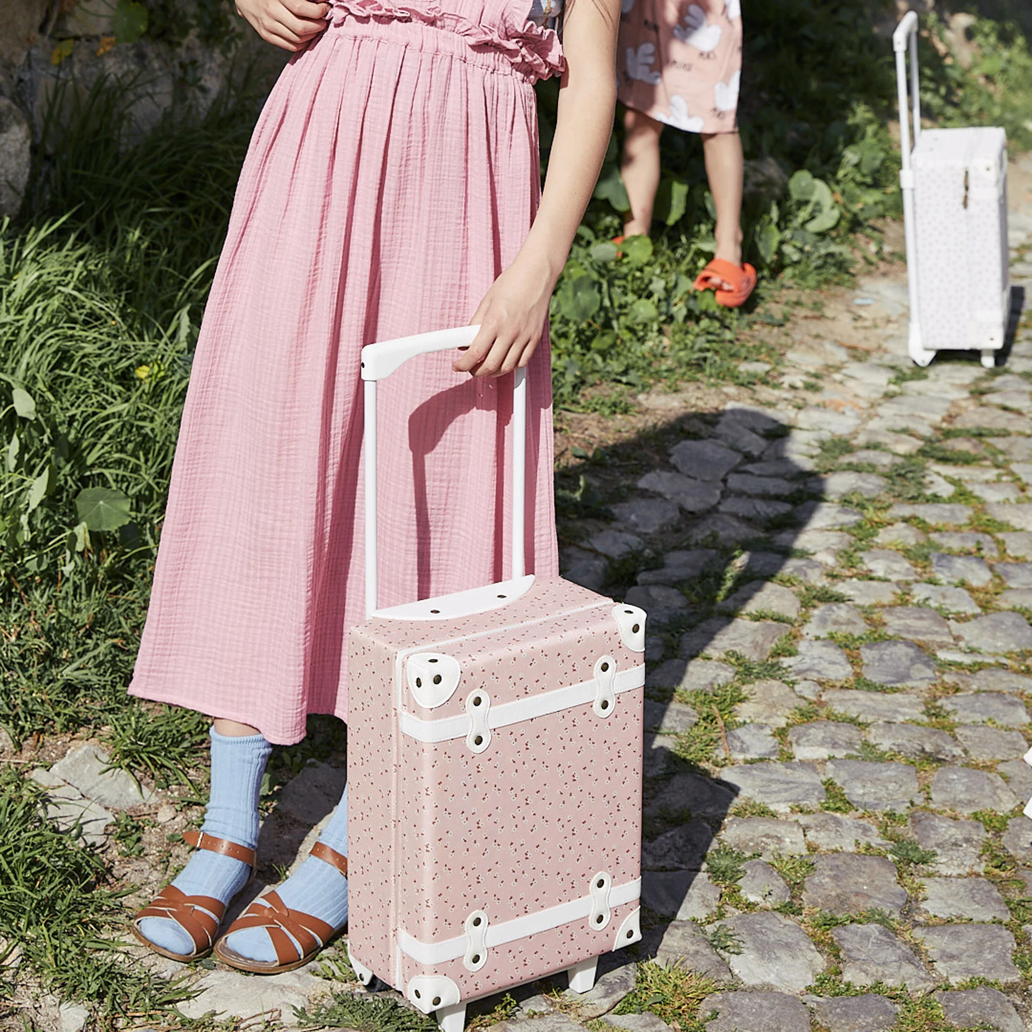See-ya Suitcase - Pink Daisies - Image 6