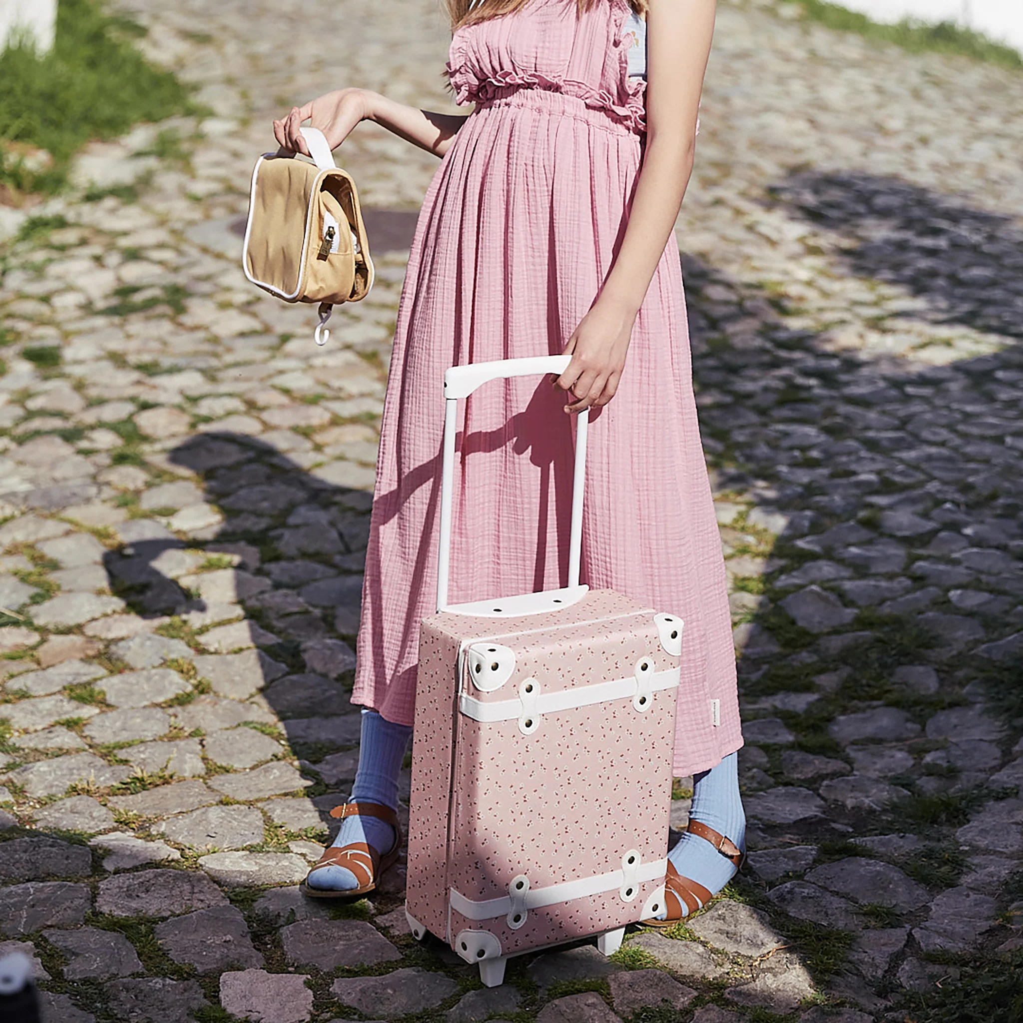 See-ya Suitcase - Pink Daisies - Image 8