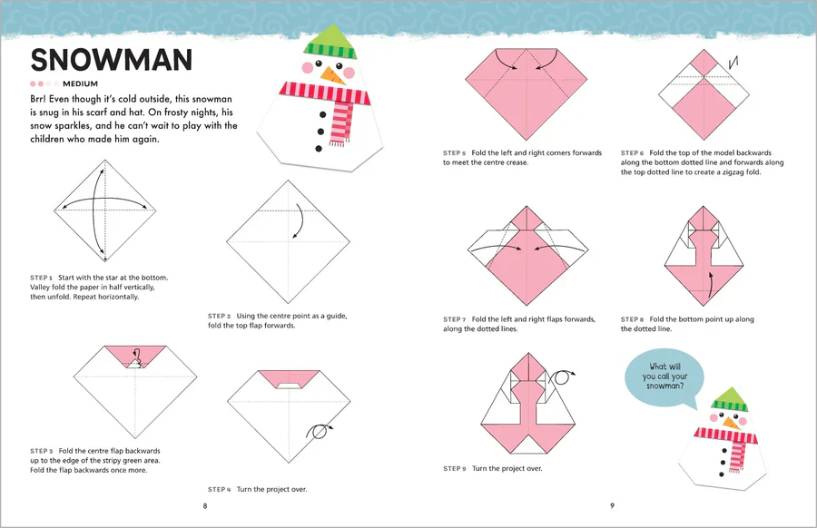 Origami Activity Book - Christmas - Image 5