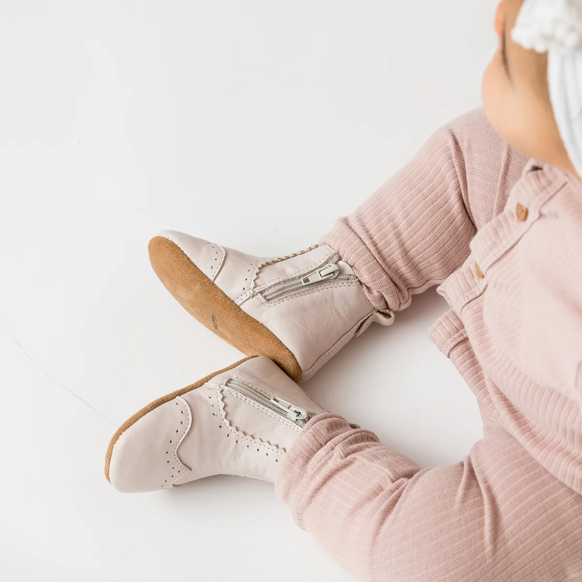 Baby Windsor Boot - Stone - Image 2