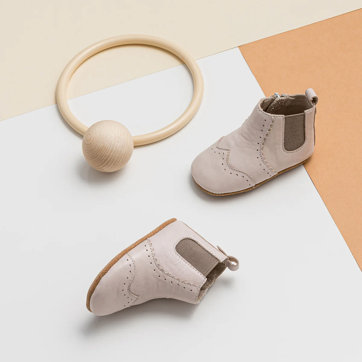 Baby Windsor Boot - Stone - Image 8