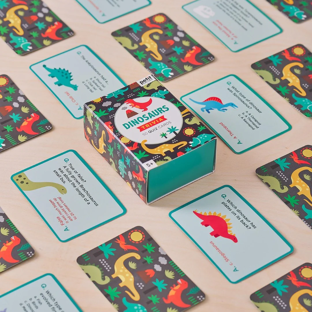 Petit Collage Trivia Cards - Dinosaurs - Image 2