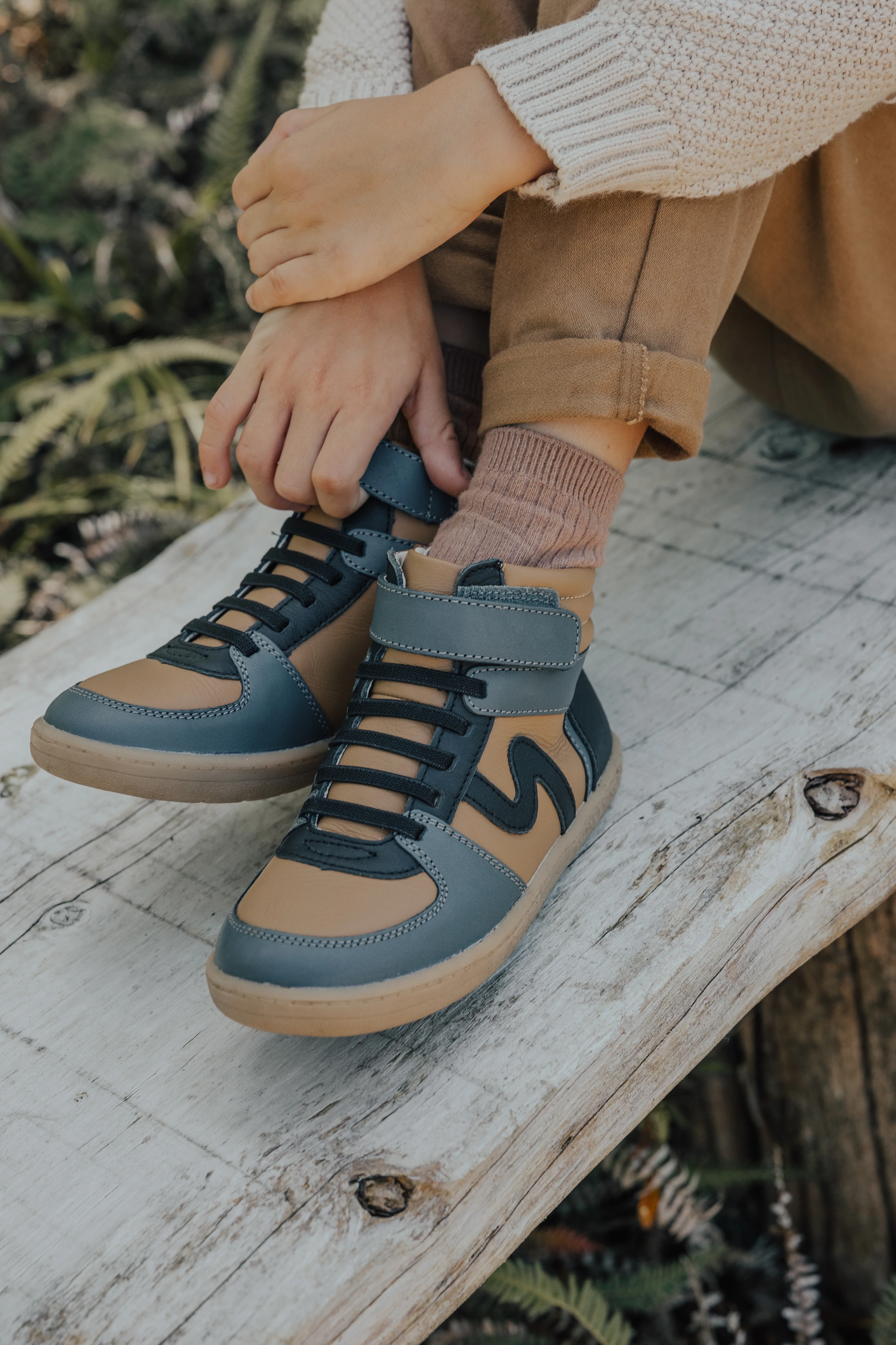Pretty Brave Hi-Top - Tan Combo - Image 2