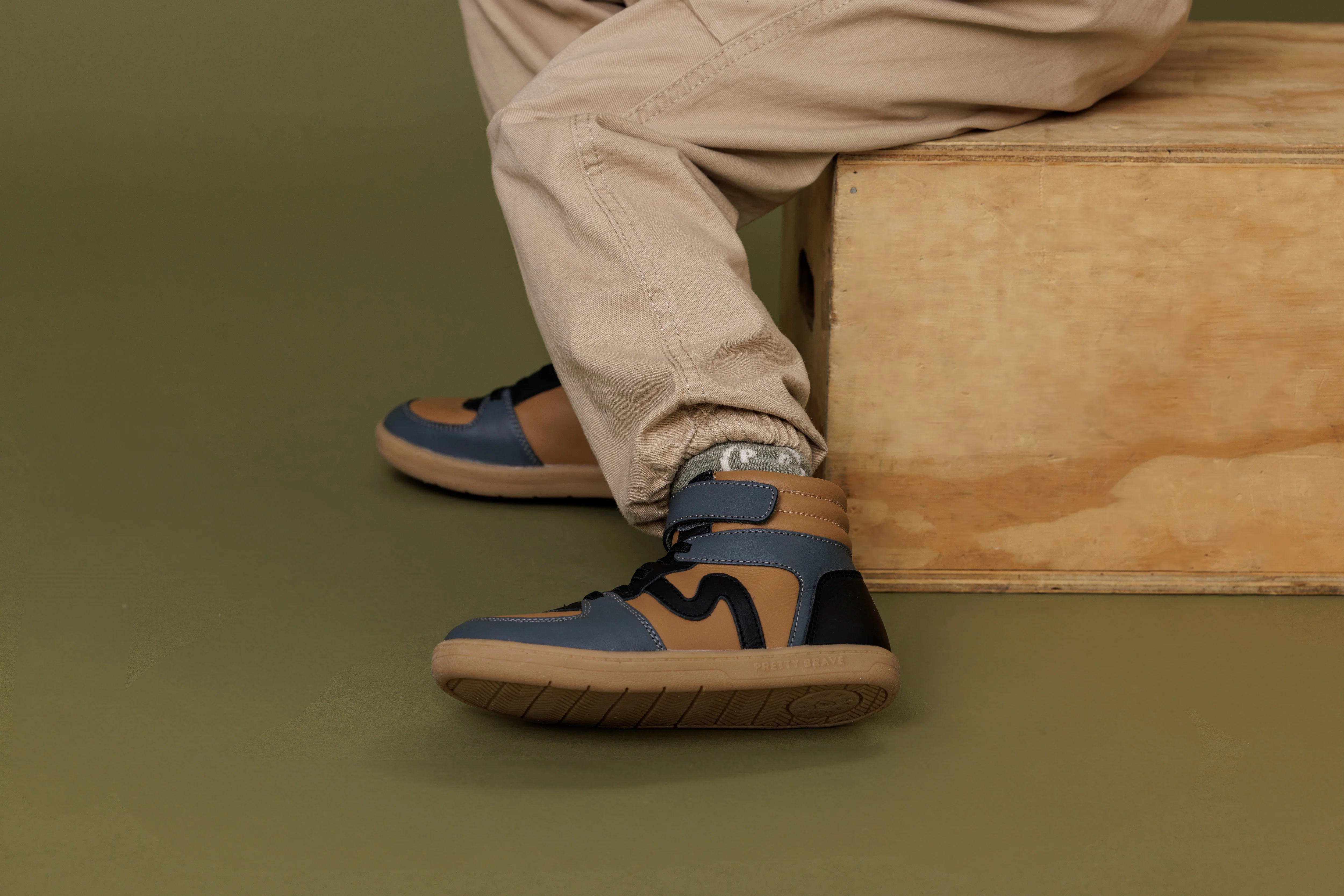 Pretty Brave Hi-Top - Tan Combo - Image 4