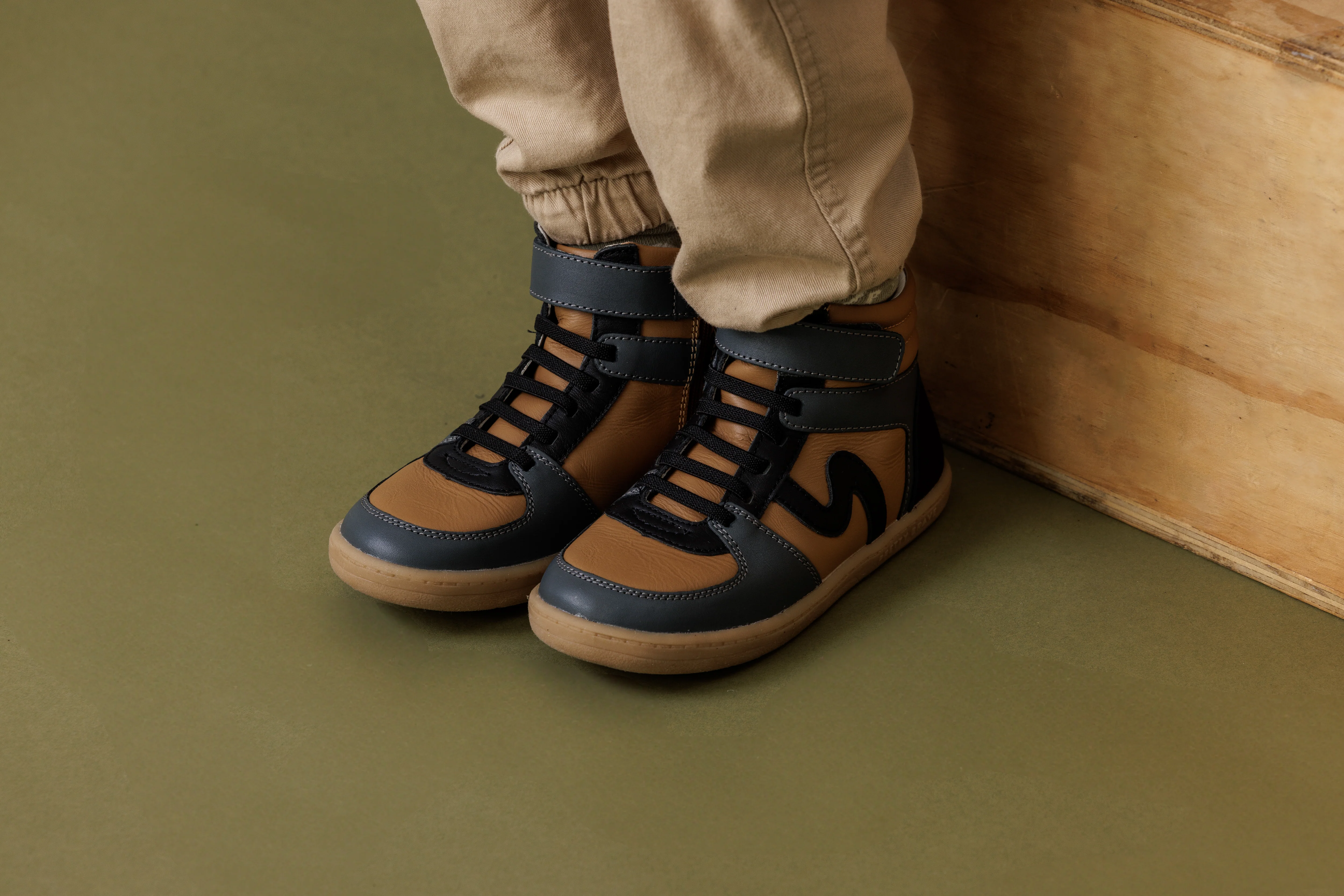 Pretty Brave Hi-Top - Tan Combo - Image 5