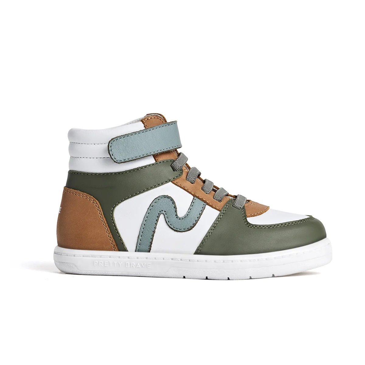 Pretty Brave Hi-Top - Khaki Mix - Image 4