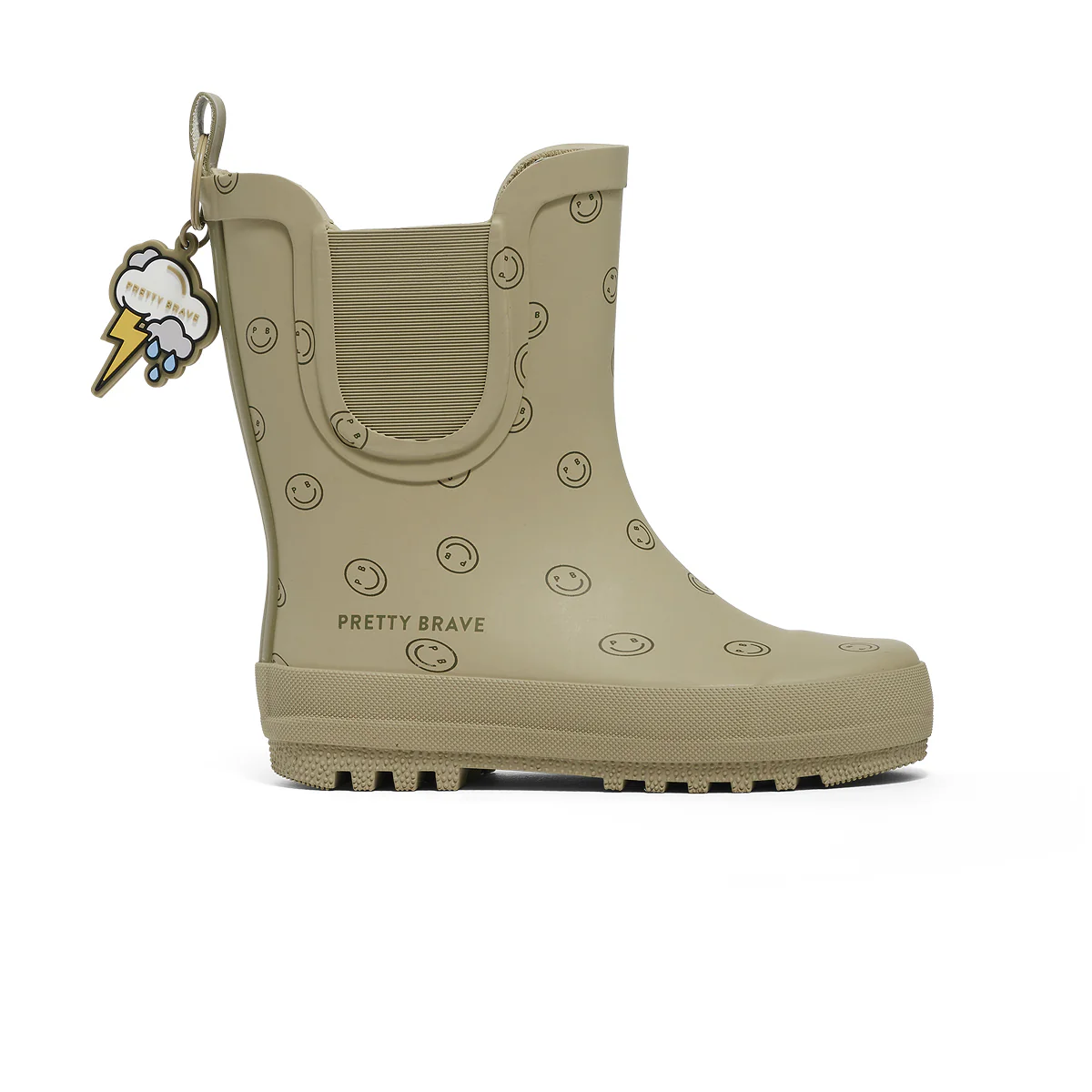 Pretty Brave Puddle Boot - Sage Smiley - Image 3