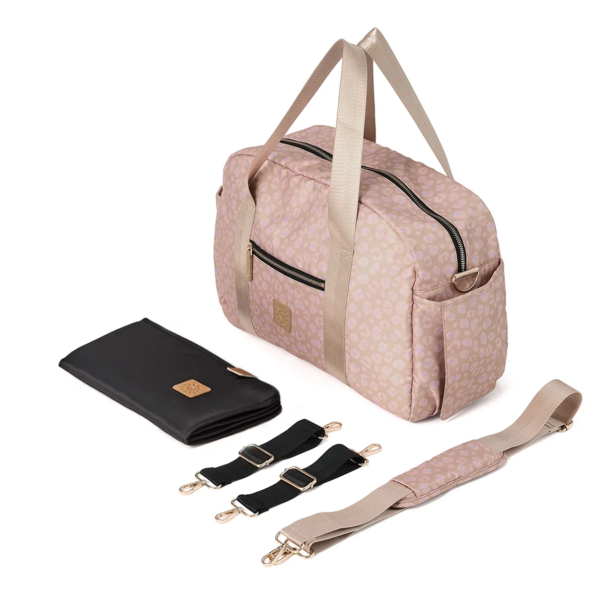 Pretty Brave Stella Baby Bag - Rose Leopard - Image 2