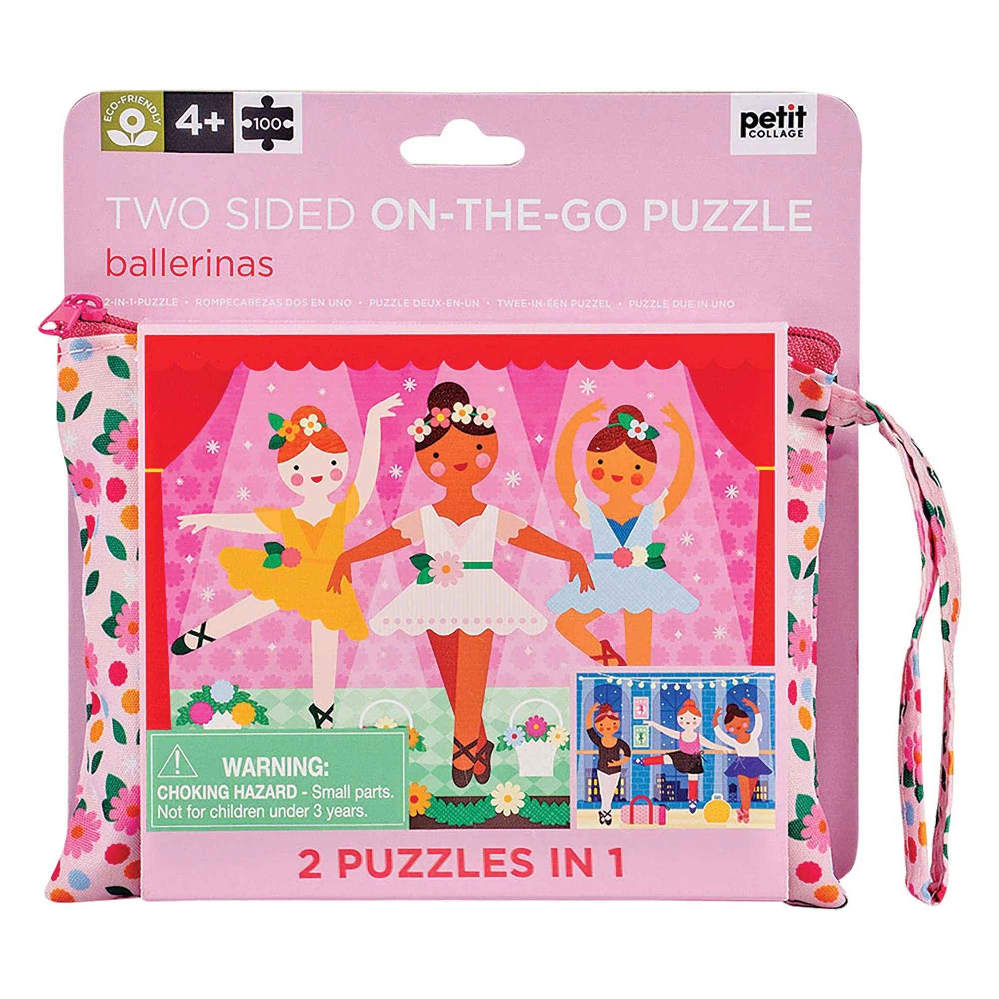 Two-Sided On-The-Go Puzzle - Ballerina