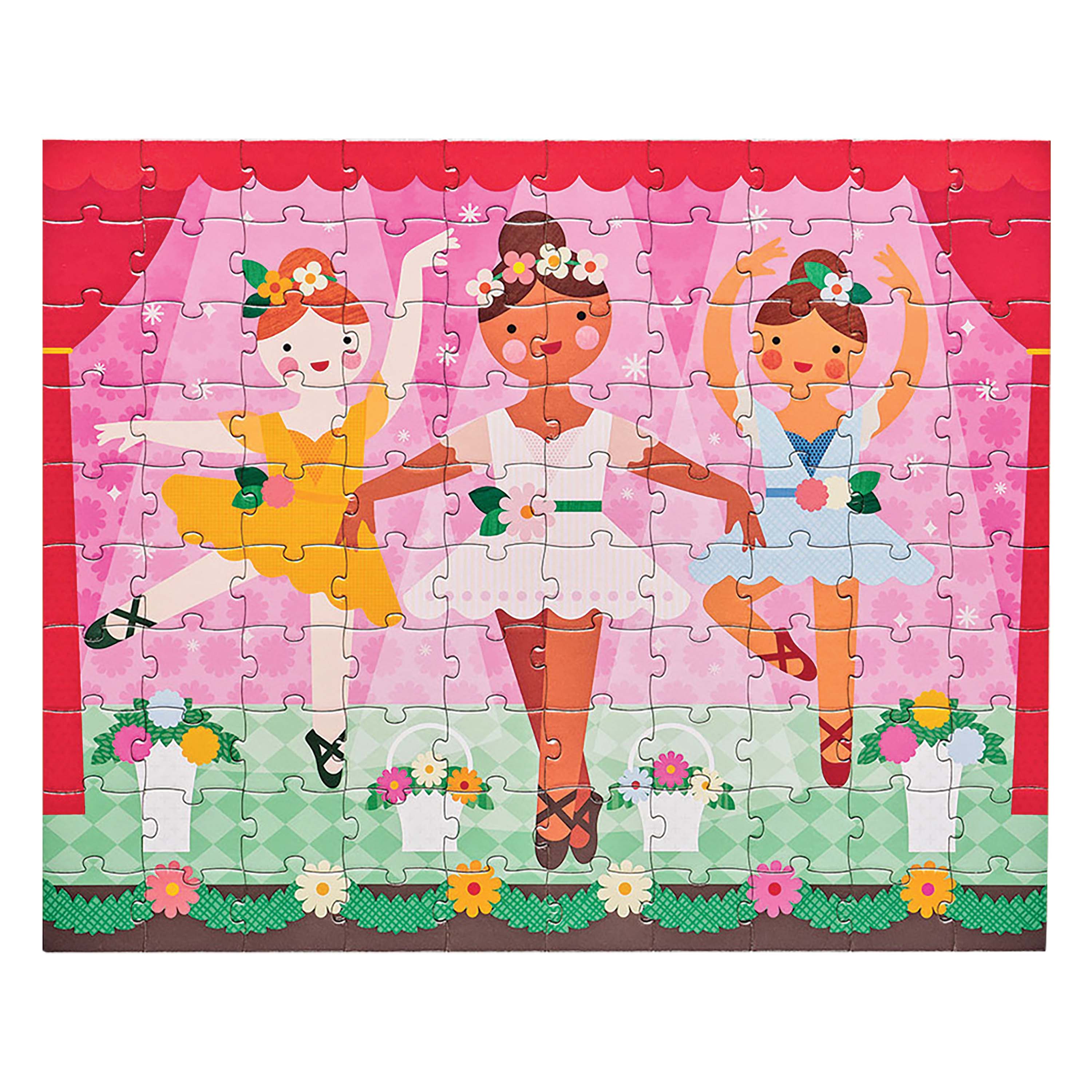 Two-Sided On-The-Go Puzzle - Ballerina - Image 3