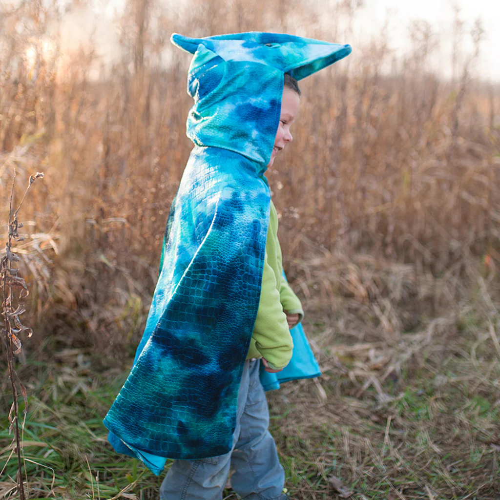 Pterodactyl Hooded Cape - Size 4-5 - Image 2