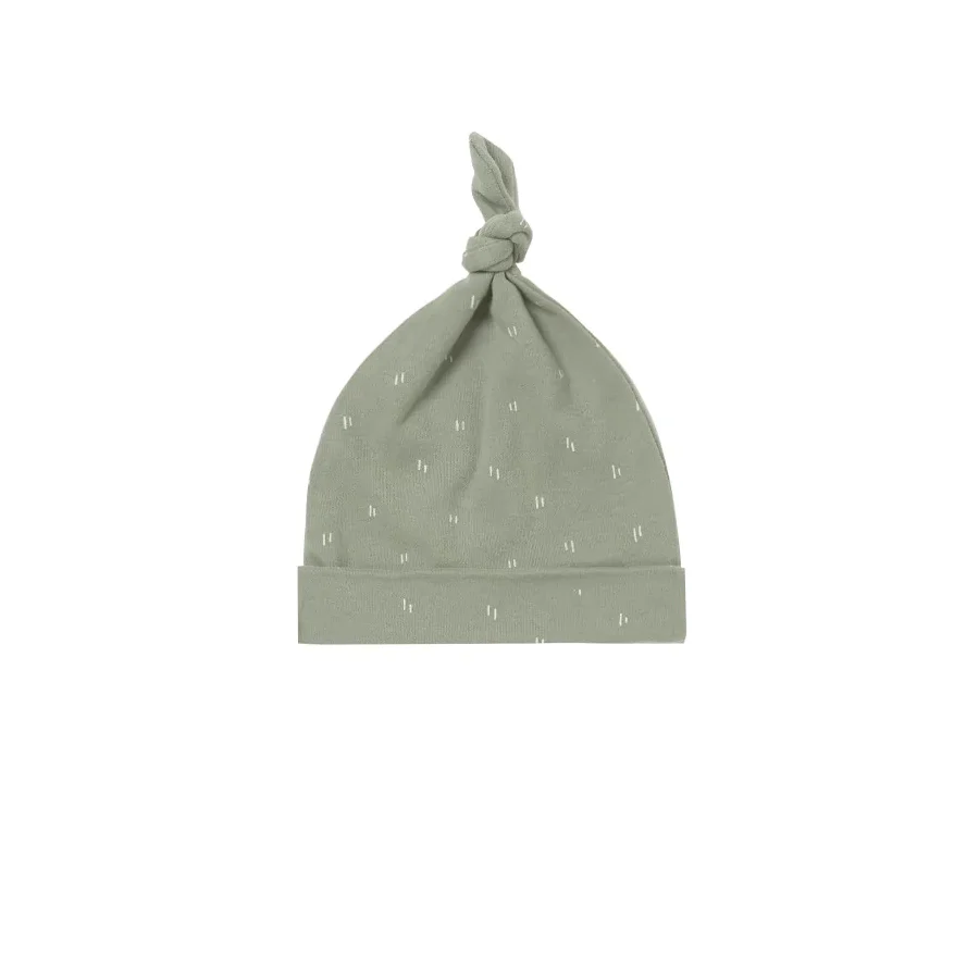 Quincy Mae Knotted Baby Hat - Spruce