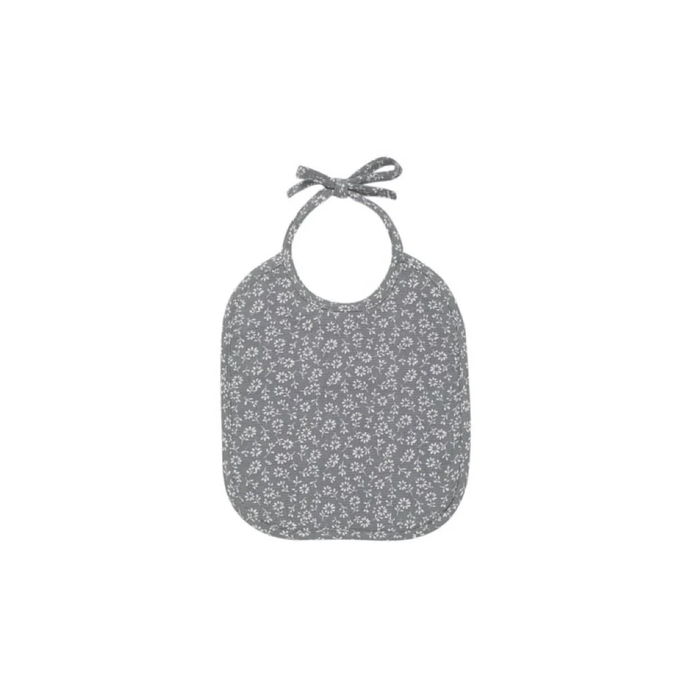 Quincy Mae Woven Bib - Indigo Flora