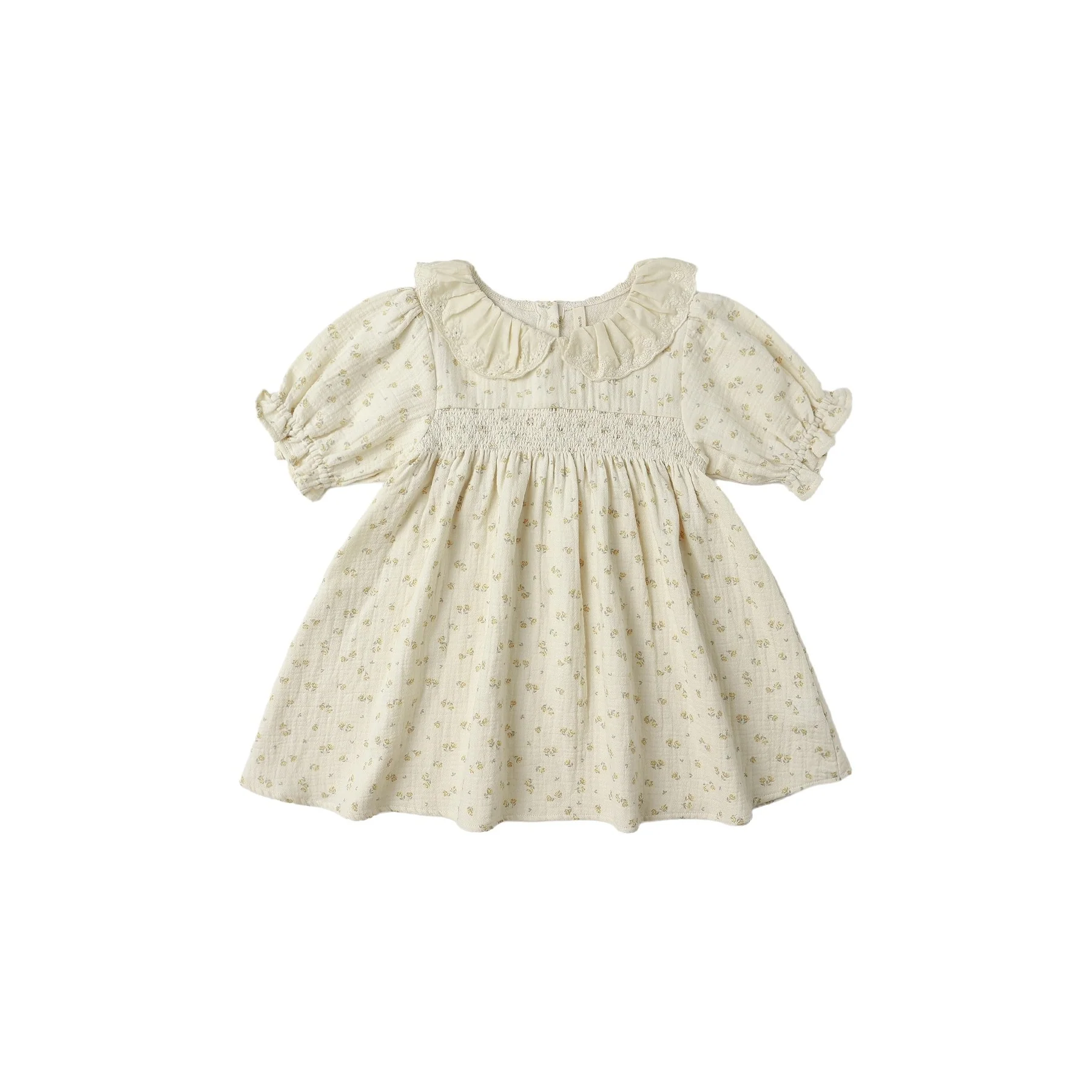 Callie Short Sleeve Dress - Golden Floral
