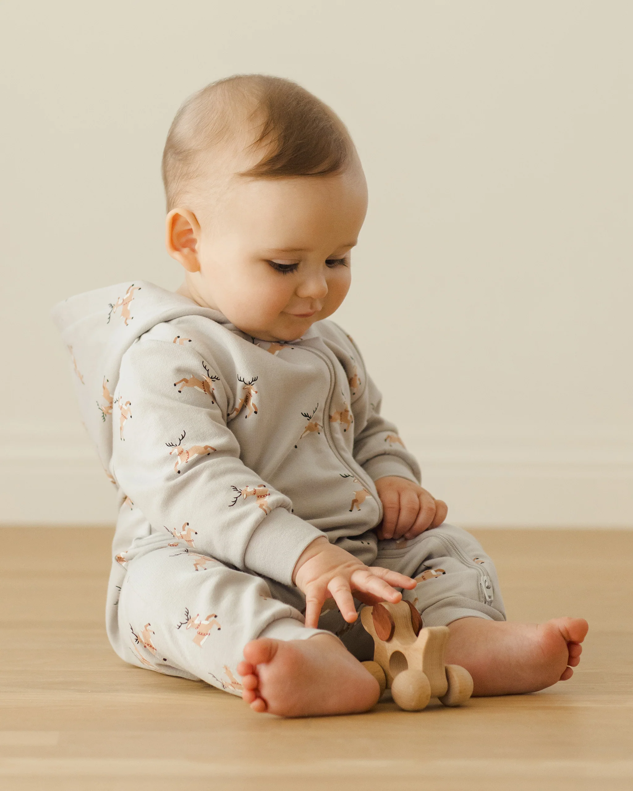 Hooded Jumpsuit - Reindeer - Image 2