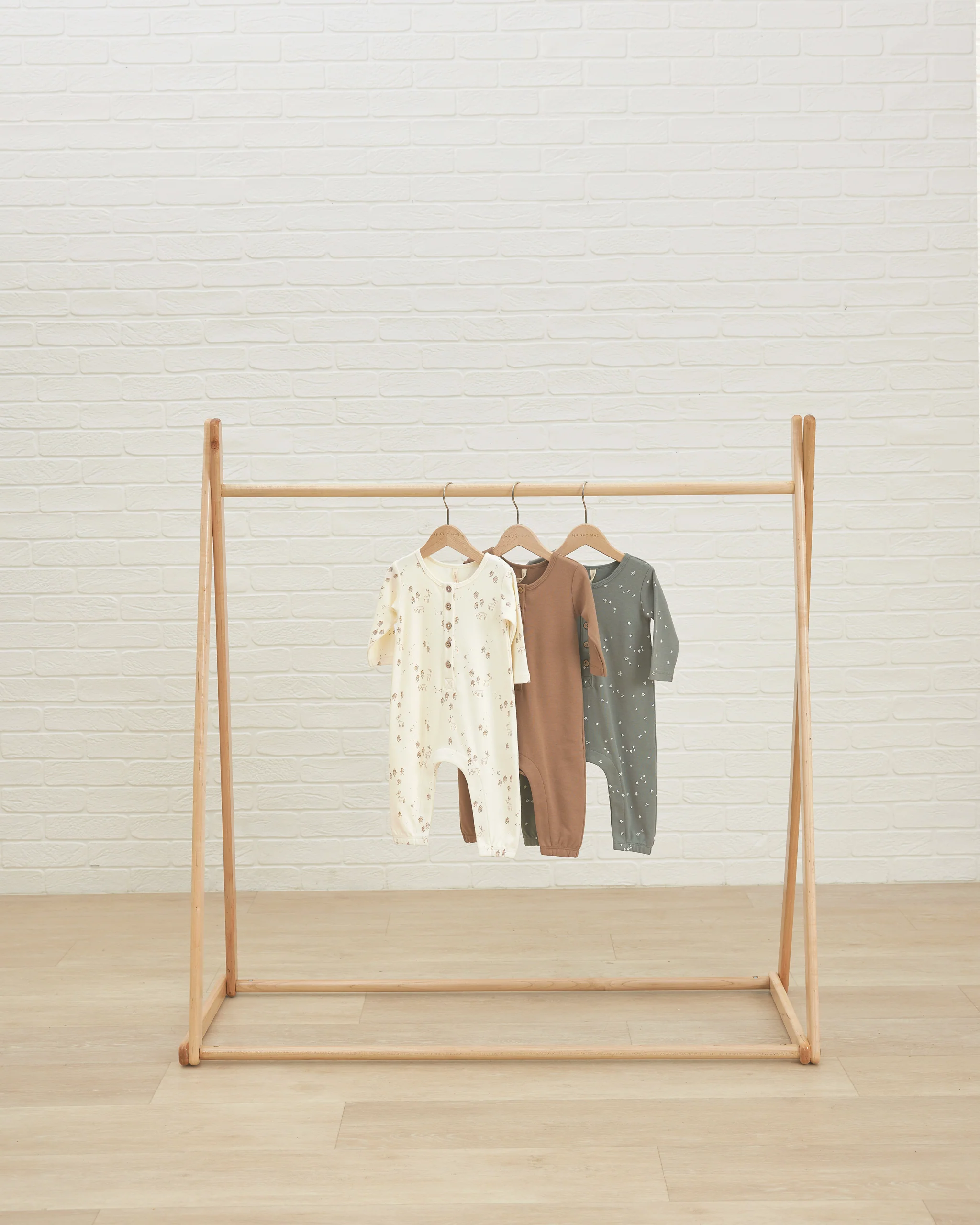 Quincy Mae Long Sleeve Jumpsuit - Cocoa - Image 2